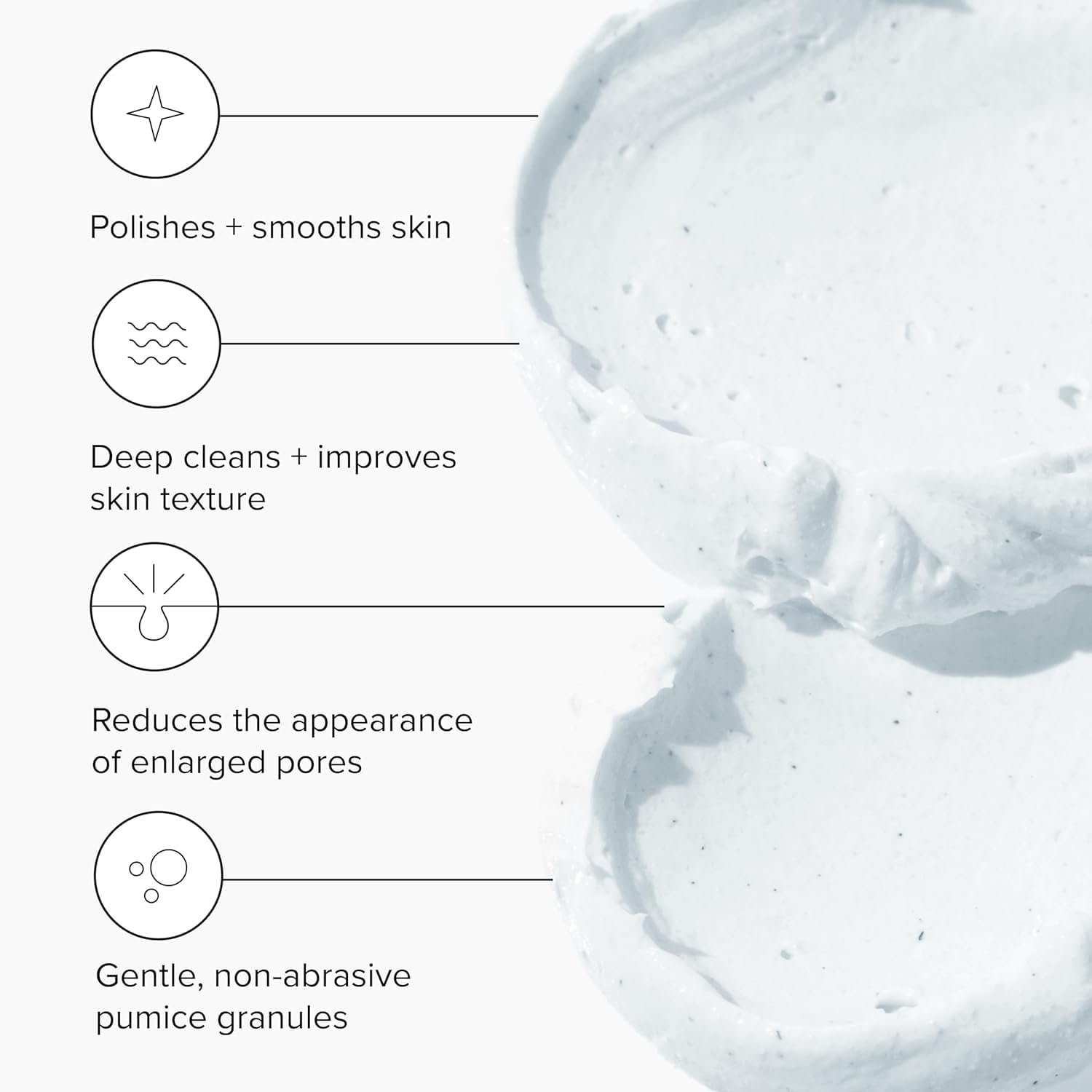 DRMTLGY Microdermabrasion Facial Scrub and Face Mask. Non-Abrasive Face Exfoliator Improves Acne Scars, Blackheads, Pore Size, a