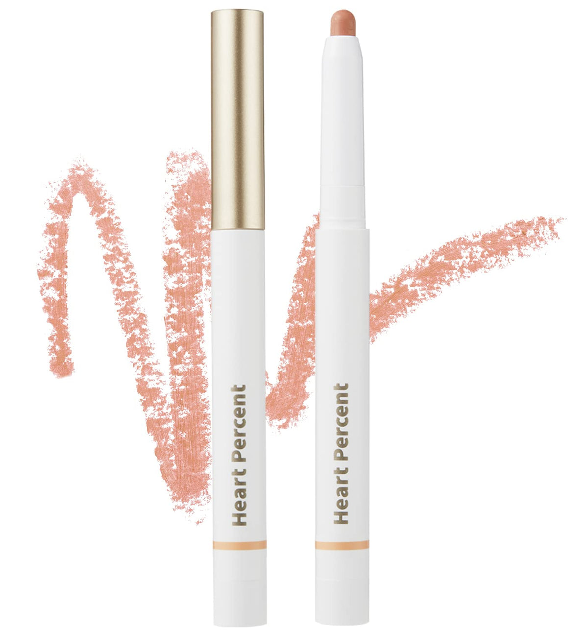 Heart Percent Dote On Mood Lip Pencil, Long-Lasting Creamy Lip Crayon Smooth Color Liner Retractable Lipstick Pencil 0.8G, #01.