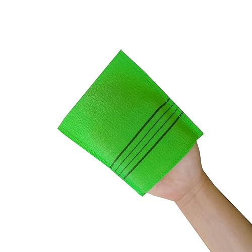 The Original Korean Exfoliating Mitt Body Scrub 8Pcs (Green4Red4)
