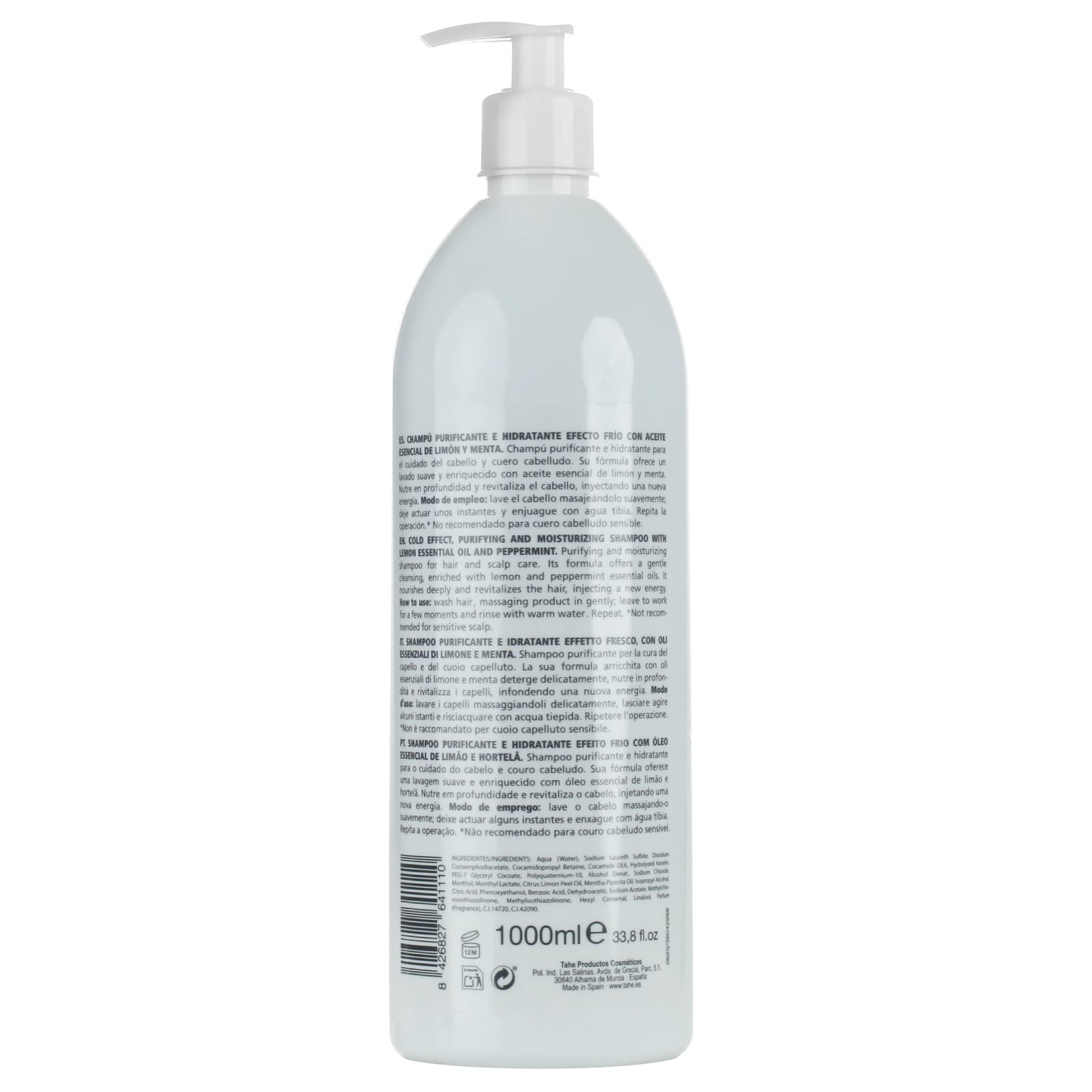 Tahe POLAR COLD EFFECT HAIR SHAMPOO 1000ml