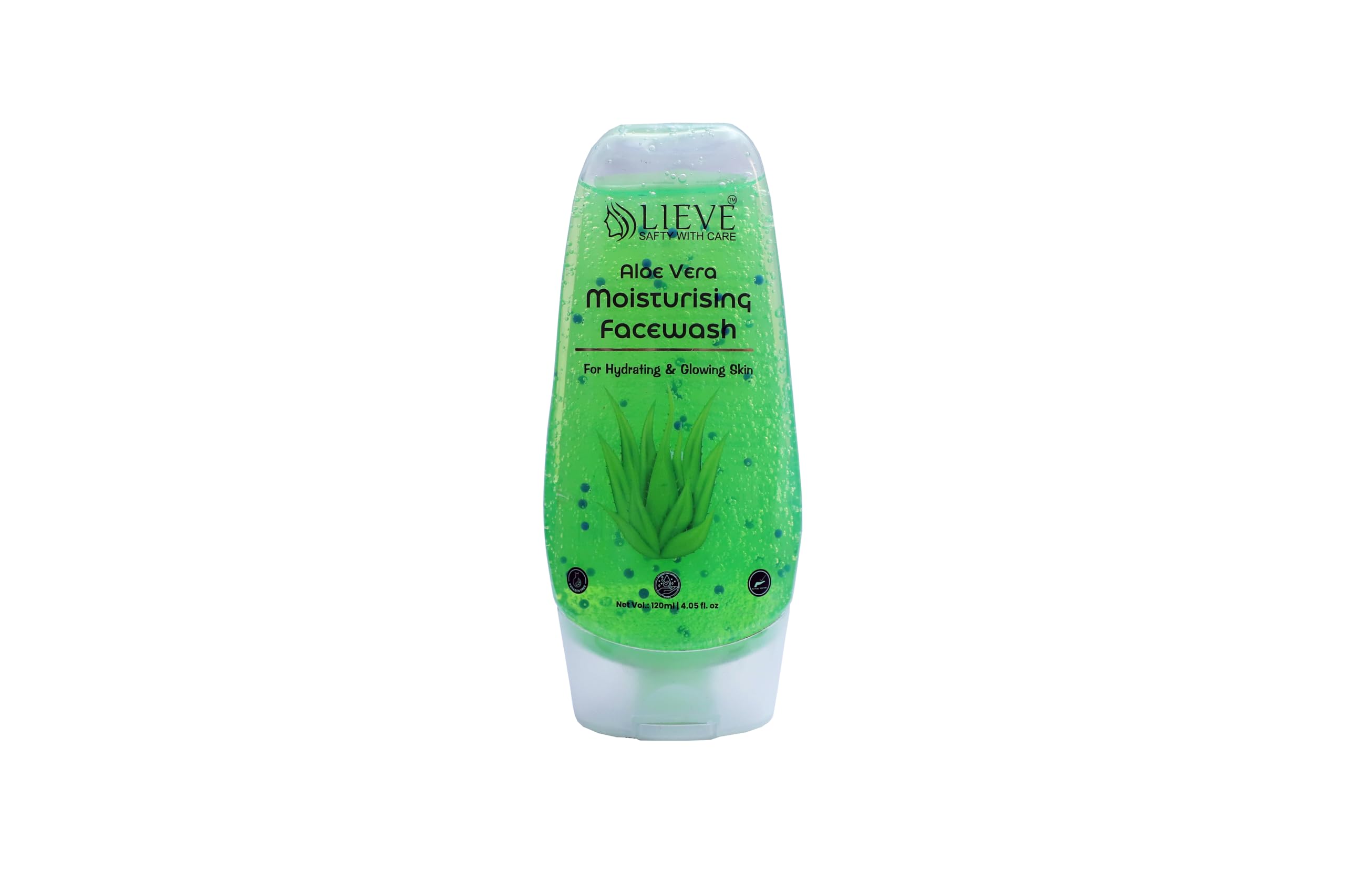 Lieve Aloe Vera Face Wash | Helps Reduce & Prevent Pimples | Natural | Herbal | ParabenFree | SoapFree | SlesFree | 120 Ml