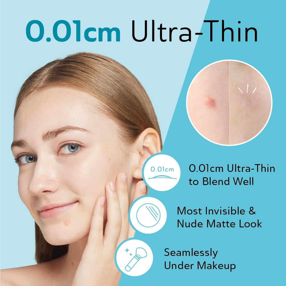 DERMA ANGEL Ultra Invisible Cystic Acne Patches for Cystic Acne Treatment Acne Patches for Cystic Acne Blemish Patches Hydrocoll