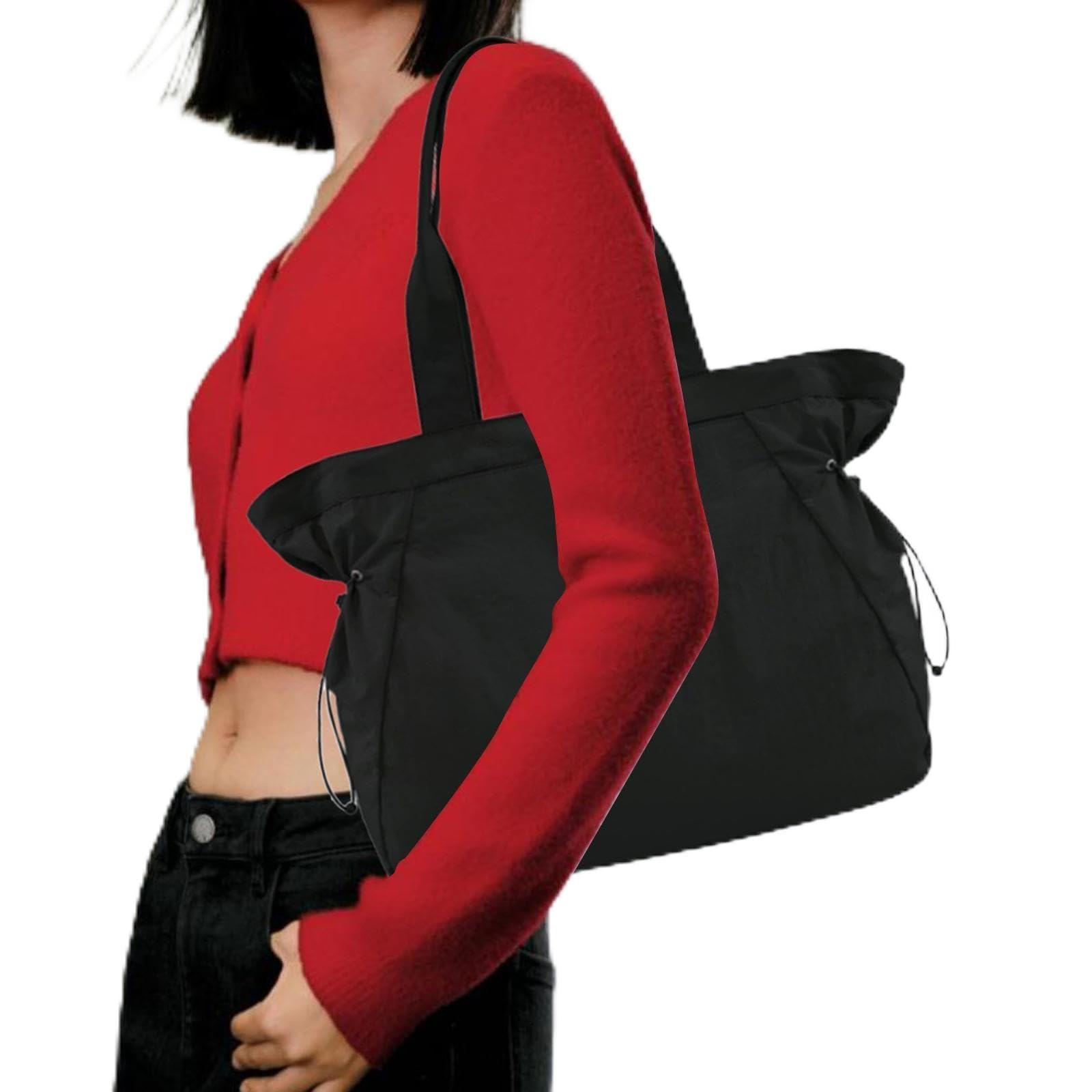 Atorse Women Shoulder Bag Elegant Purse Travel Tote Bag For Street Outdoor Shopping Black|Clothing, Shoes & Accessories | Womens