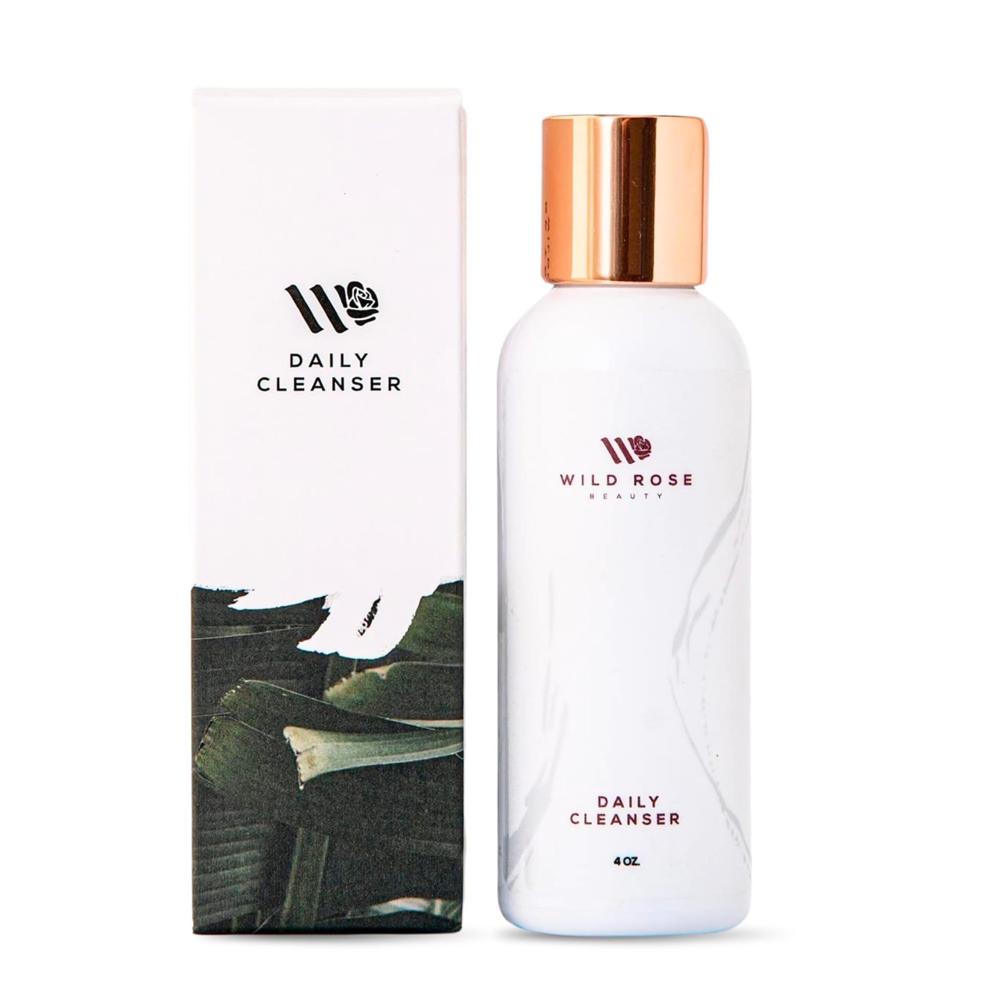 Vitamin E + Glycerin Face Wash Cleanser | For Acne, Cleansing, Daily Buildup Pore Removal  Made W/Botanicals (Wild Rose Beauty)