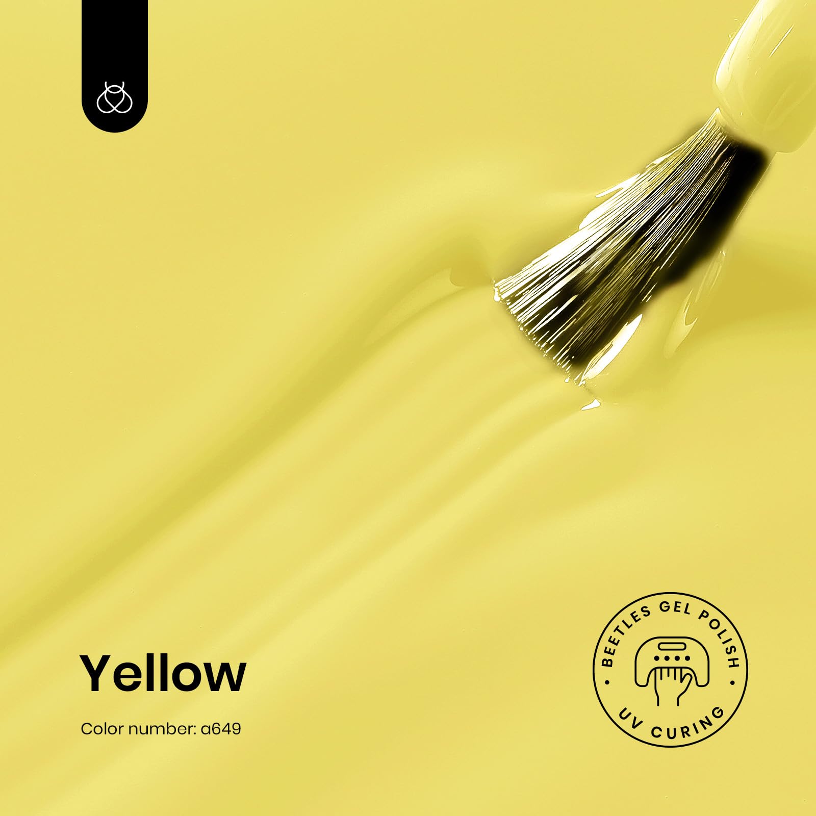 Beetles Gel Polish, 15Ml Canary Yellow Color Gel Polish Soak Off Led Nail Lamp Gel Polish Nail Art Diy Home Manicure Salon Gel 0