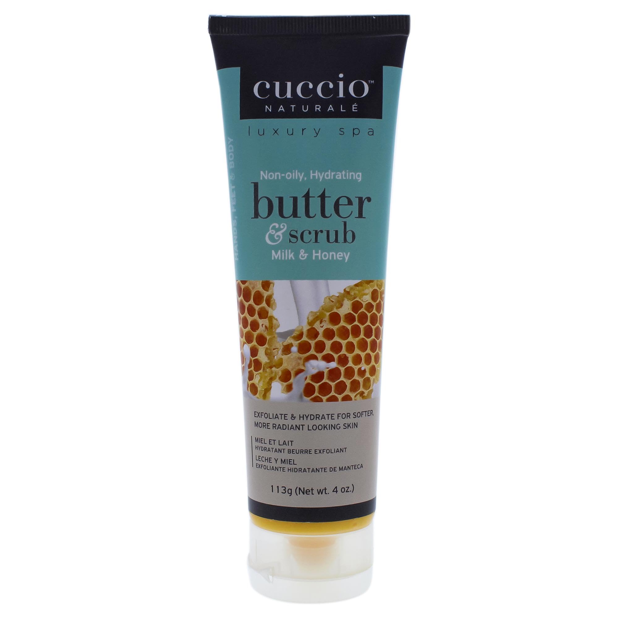 Butter And Scrub - Milk And Honey By Cuccio Naturale For Unisex - 4 Oz Scrub