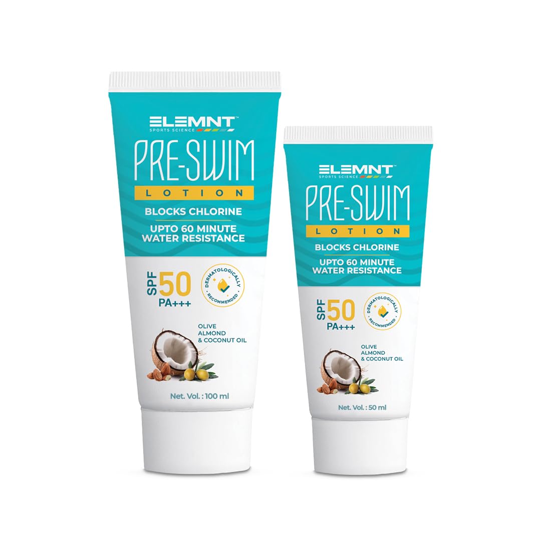 Elemnt Pre Swim Body Lotion For Kids & Adults | Chlorine Protection, Anti-Tan Body Lotion, Protection From Sea Water Impurities 