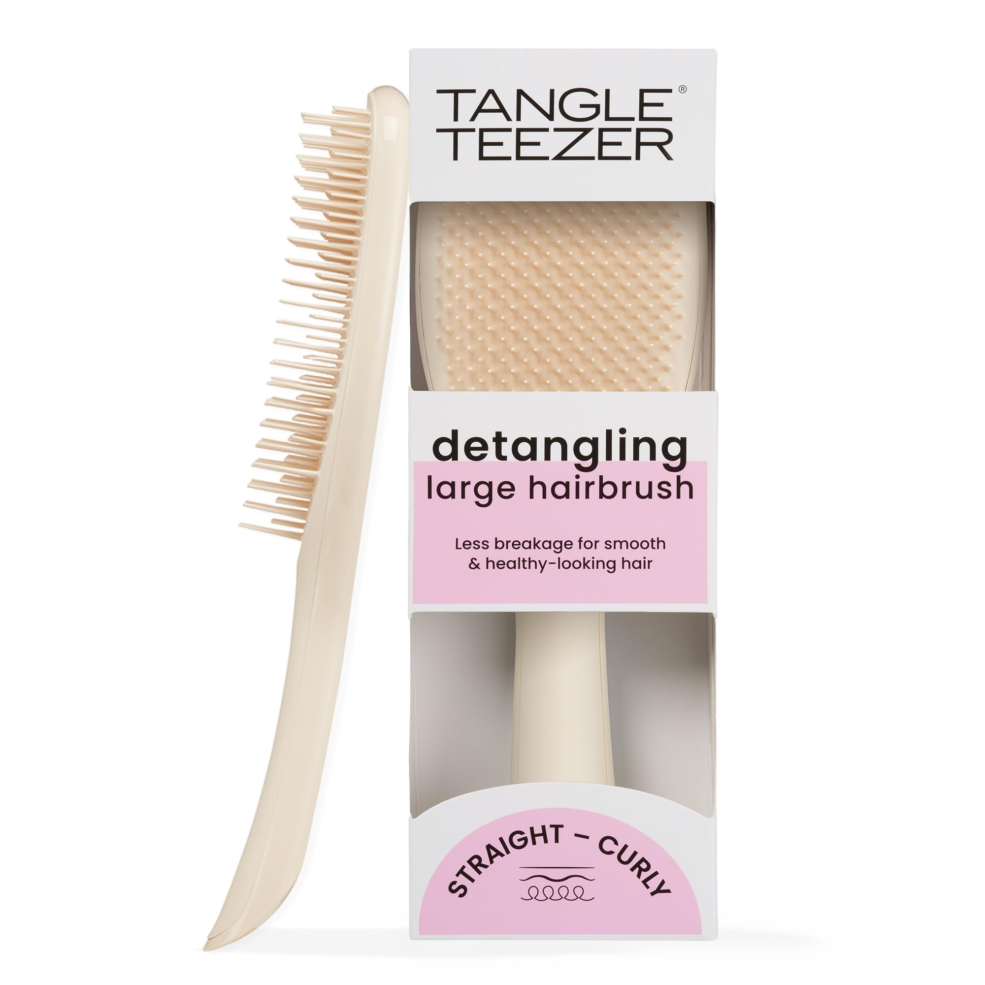 Tangle Teezer Large Ultimate Detangler Hairbrush for Wet & Dry Hair, Eliminates Knots & Reduces Breakage for Long, Thick, & Curl