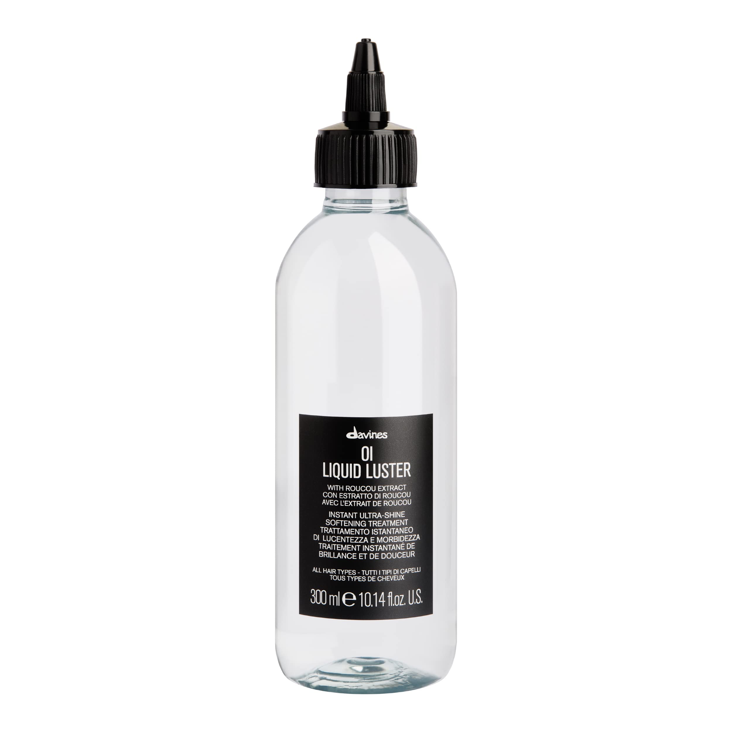 Davines Oi Liquid Luster, Nourishing Rinse-Off Treatment, Add Shine Weightlessly, 1014 fl oz
