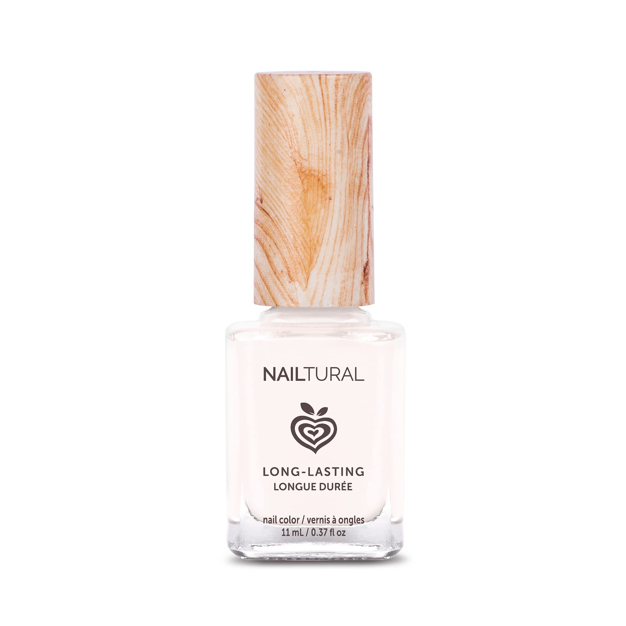 Nailtural Origin Nail Polish Wanderlust & Desert Dust Sheer White Color, Cruelty Free Vegan Plant Based, Lasts 7 Days for Long D