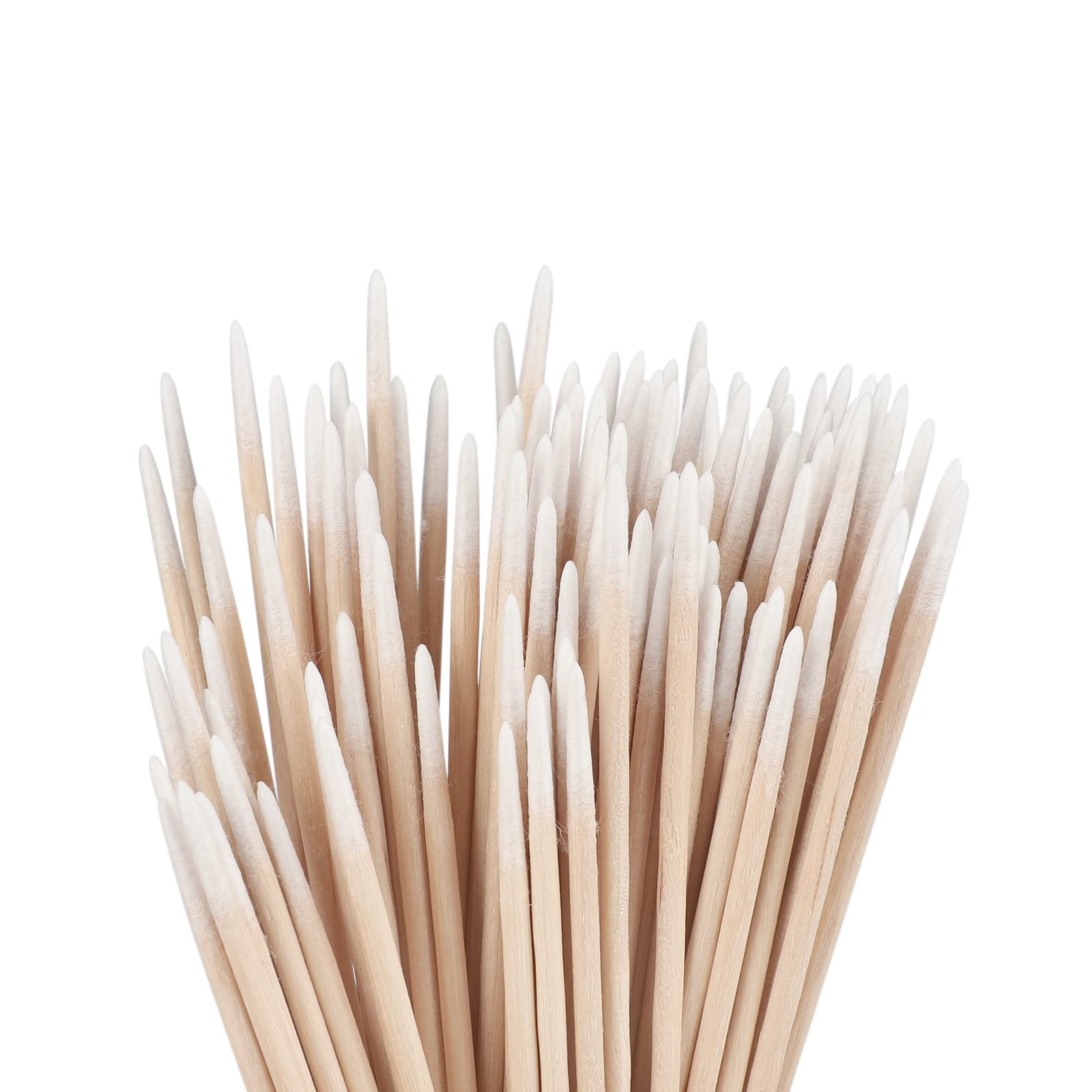 G2Plus 500Pcs Cotton Swabs, Wood Disposable Micro Applicators Brush For Makeup And Personal Care Cosmetic Brush, Micro Swabs For