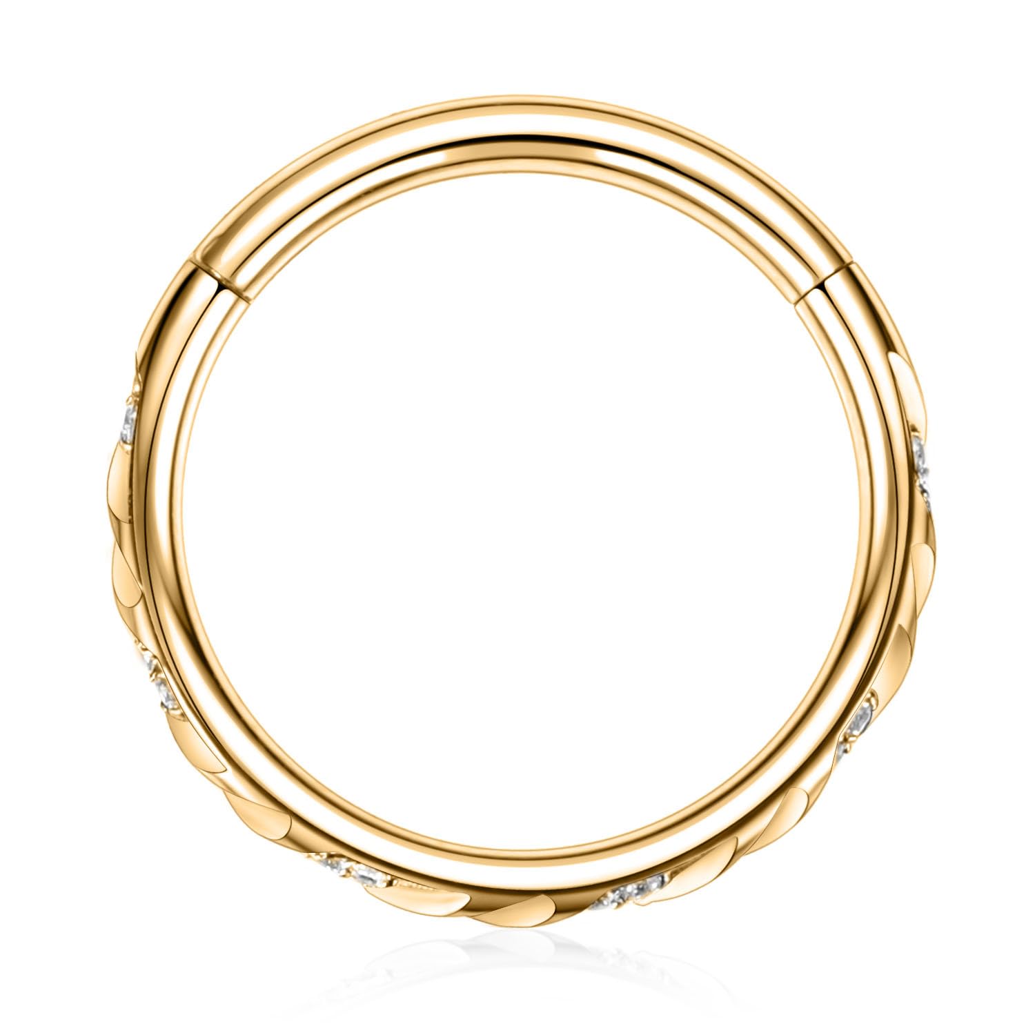 FUNLMO Cartilage Hoop Earring 316L Surgical Steel Conch Daith Helix Piercing Jewelry Nose Rings Hoops Septum Ring 20G 18G 16G 14