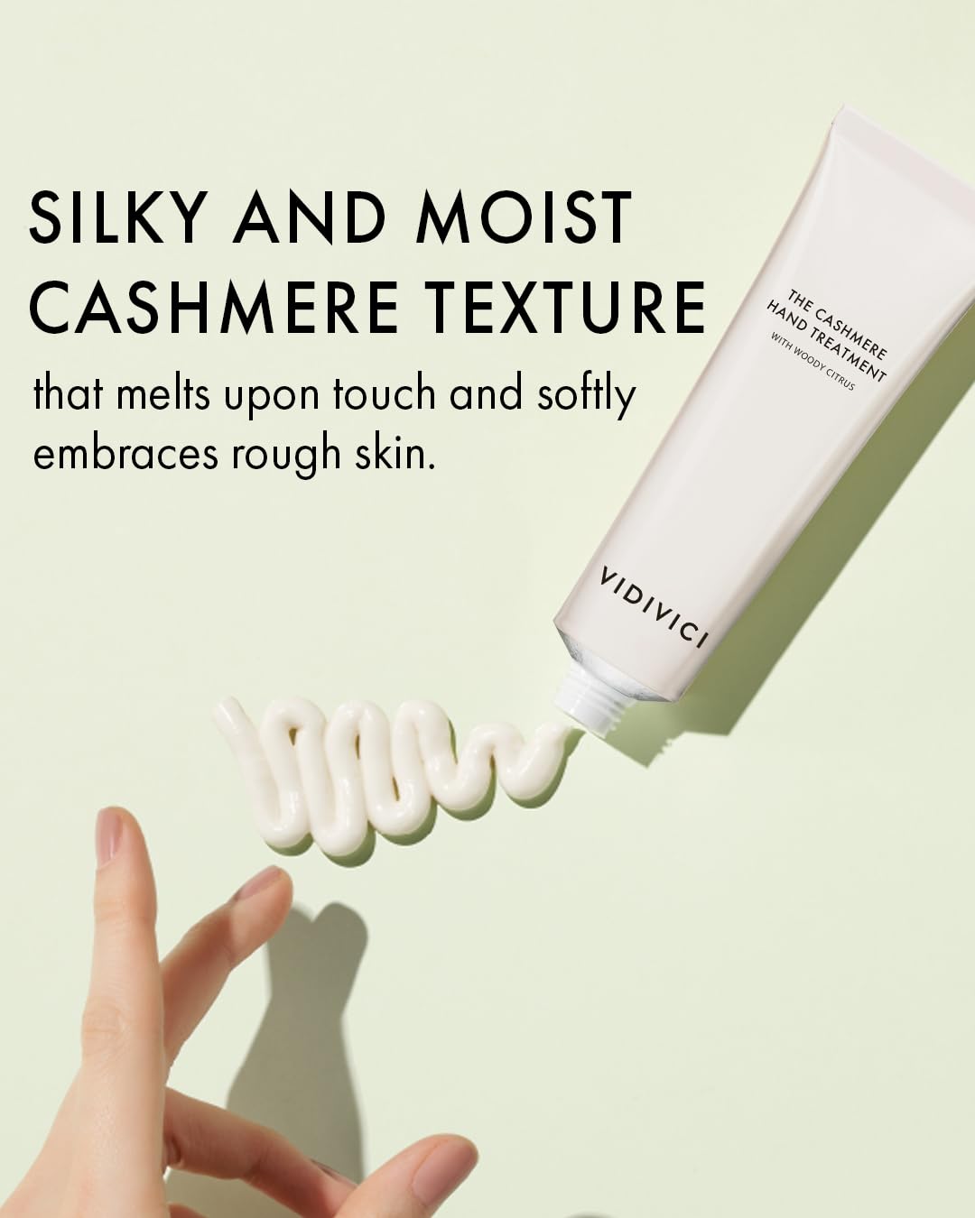 Vidivici The Cashmere Hand Treatment Woody Citrus - Hand Cream Enriched With Shea Butter For Deep Hydration - Citrus, Bergamot A