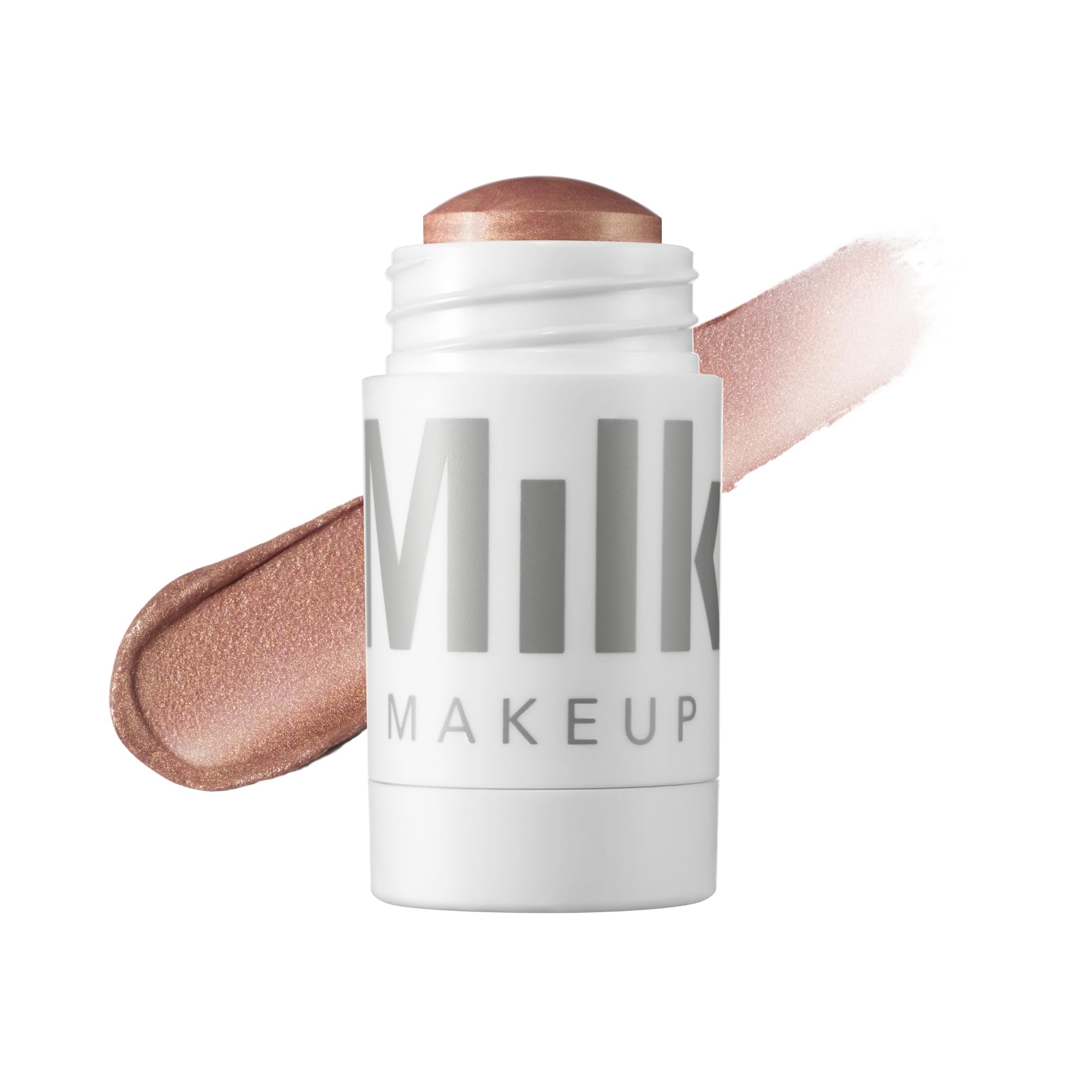 Milk Makeup Highlighter, Flare (Rose Gold) - 0.21 Oz - Dewy Cream Highlighter Stick - Blendable & Buildable - 1,000 Swipes In Ev