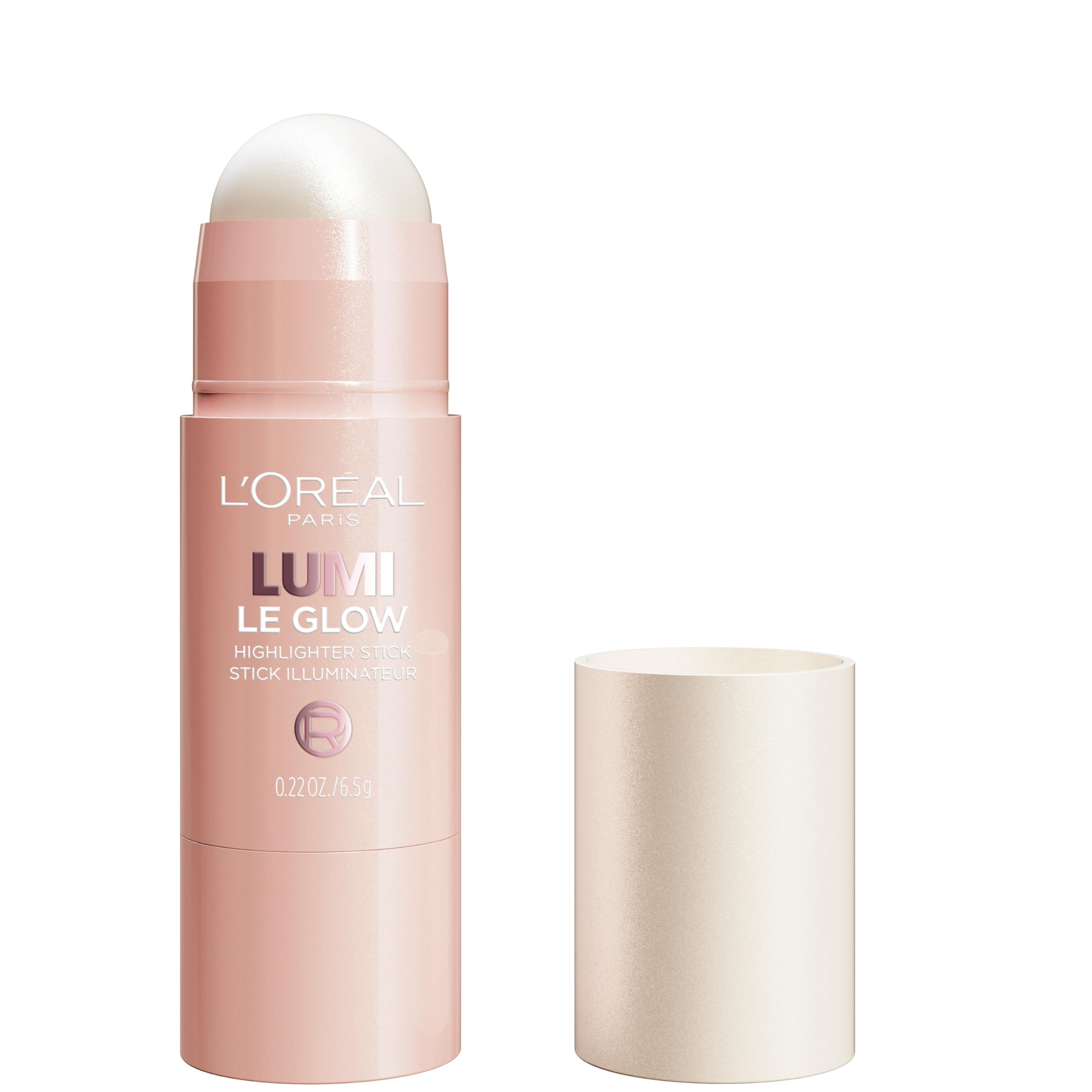 LOr  al Paris True Match Lumi Le Glow Highlighter Stick, Luminous, Satin, Glowy Highlighter for Face and Body, 630 Crme Chic, 0.