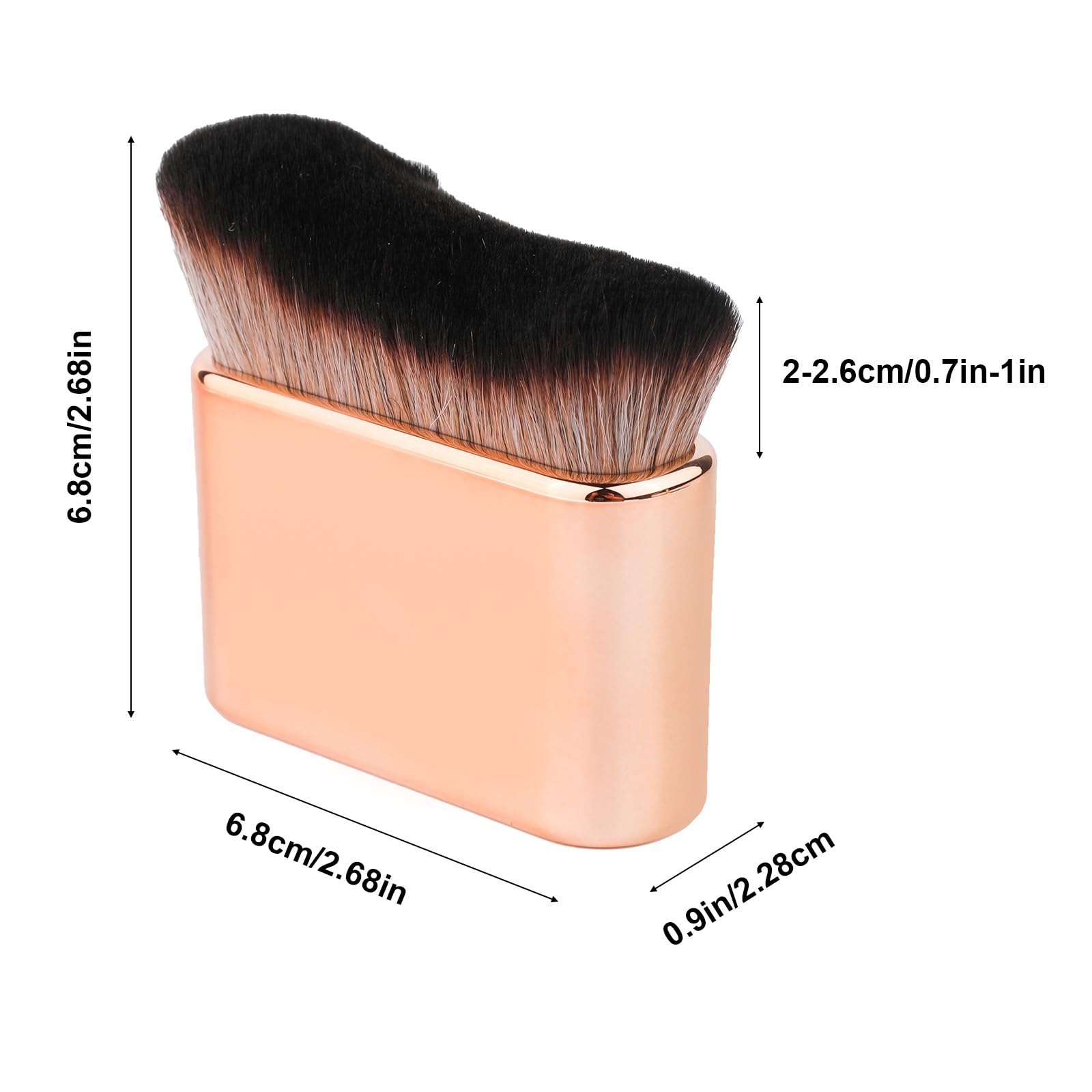 Self Tanning Brush, Self Tanner Brush Foundation Body Makeup Brushes Self Tan Brush For Face(Rose Gold)
