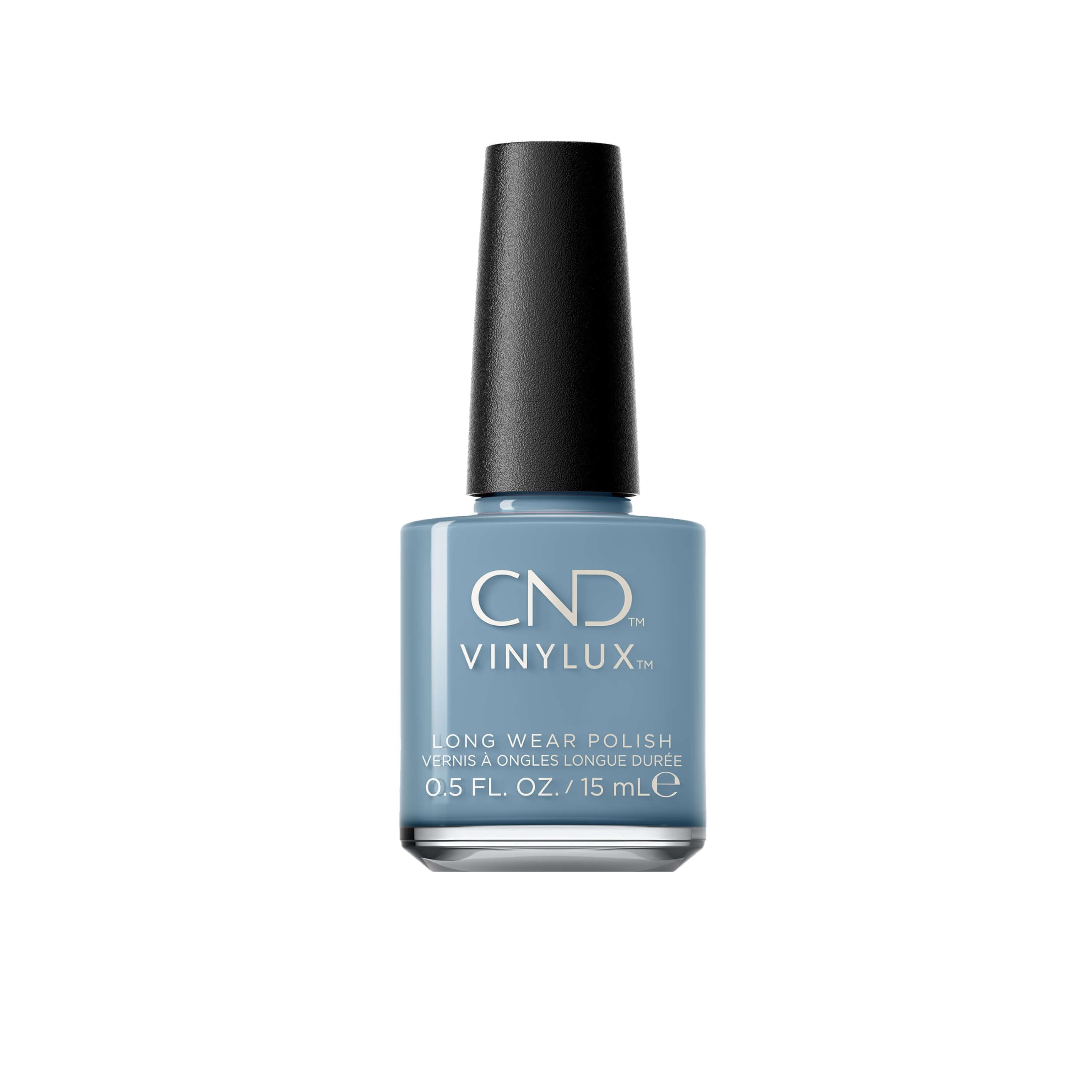 CND Vinylux Longwear Blue Nail Polish, Gel-like Shine & Chip Resistant Color, Frosted Seaglass, 0.5 fl. oz