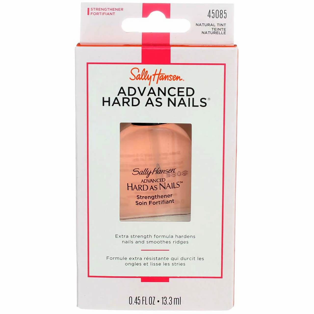 Sally Hansen Advanced Hard As Nails Natural Tint 0.45 Ounce (13.3Ml) (2 Pack)