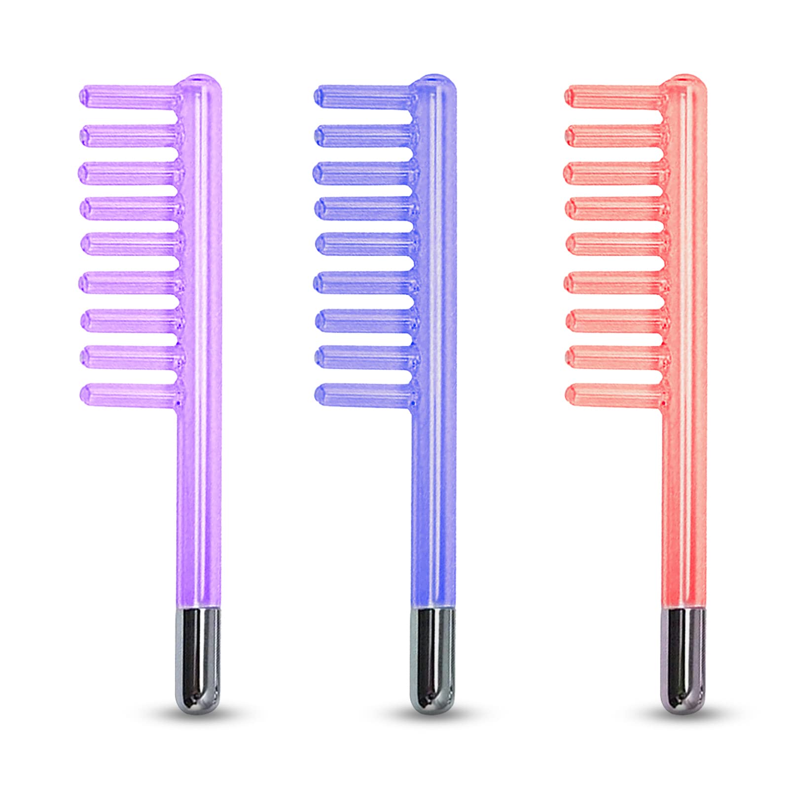 Electrode Wand Glass Tube Handheld Spare Parts for Hi Frequency Instrument Elitzia ETJX006AS (Comb)