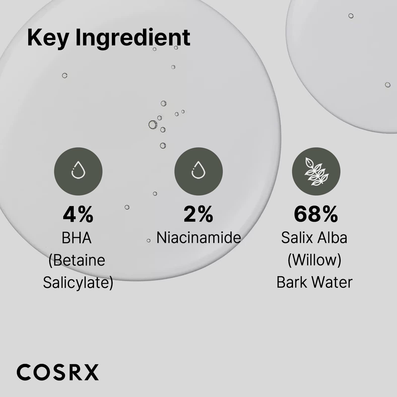 Cosrx Niacinamide 2% + Bha 4% Blackhead Exfoliant Toner 3.38 Fl.Oz / 100Ml, Korean Toner, Blackhead Remover, Pore Minimizer For