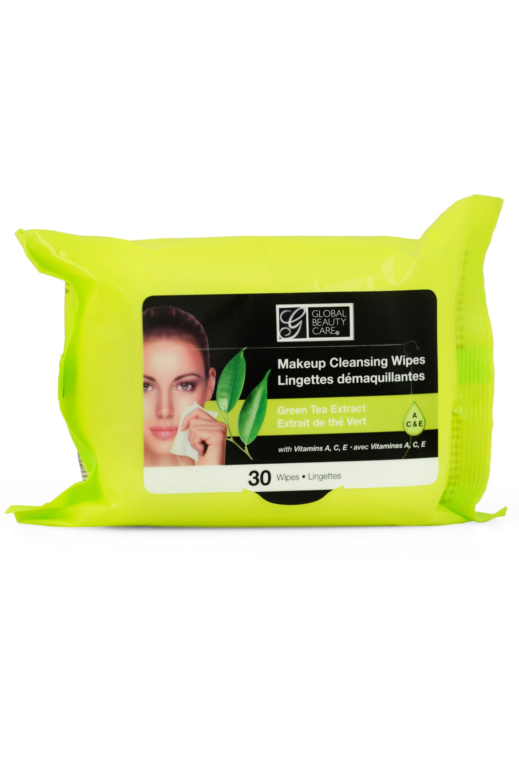 Global Beauty Care Cleansing Makeup Removal Cloth Wipes Bulk - Great For Travel Toiletries - 120 Count (4-Pack) (Aloe Vera & Gre