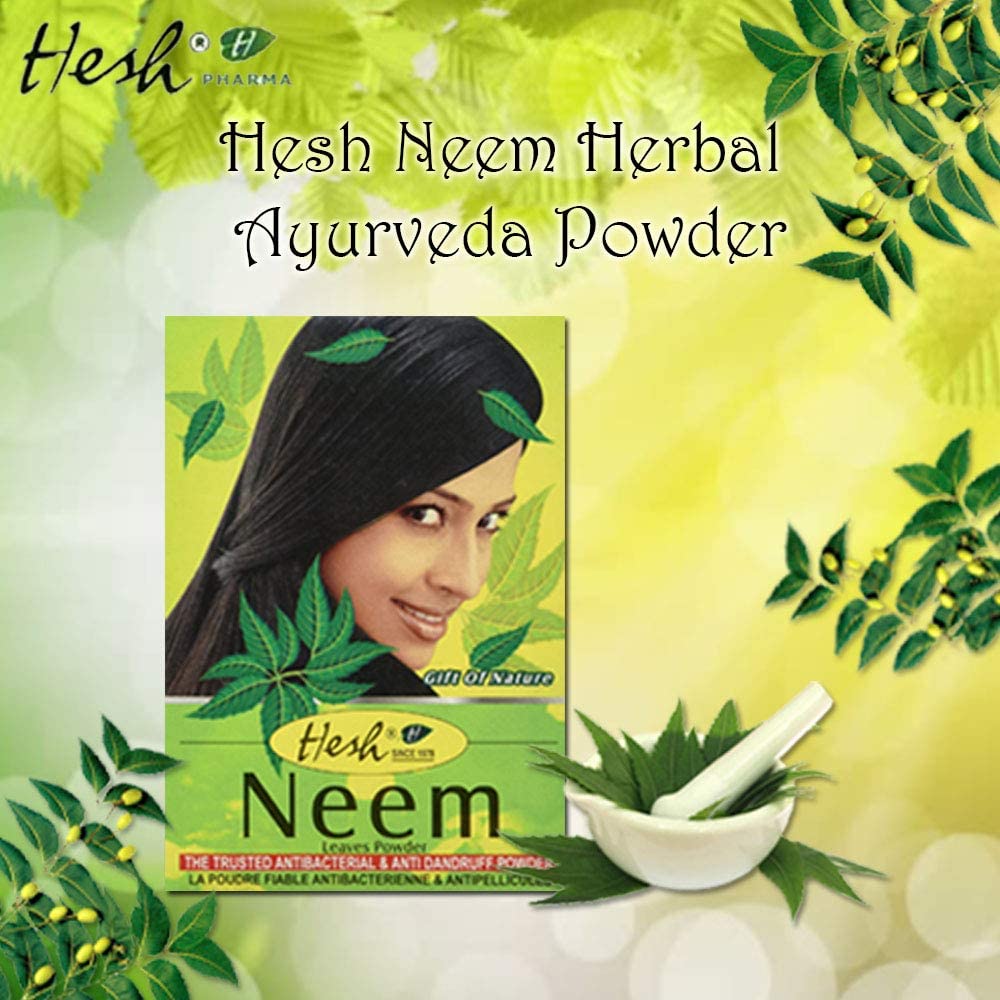 Hesh Herbal Amla Powder 100G, Brahmi Powder 100G, Shikakai Powder 100G, Aritha Powder 100G - 1 Complete Hair Care Combo Pack