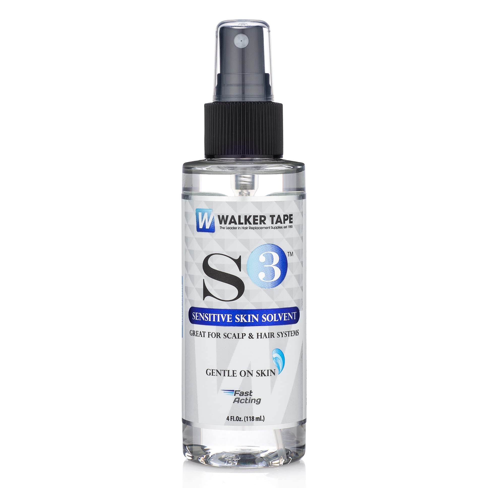 Walker Tape S3 Sensitive Skin Solvent 4oz Adhesive Remover