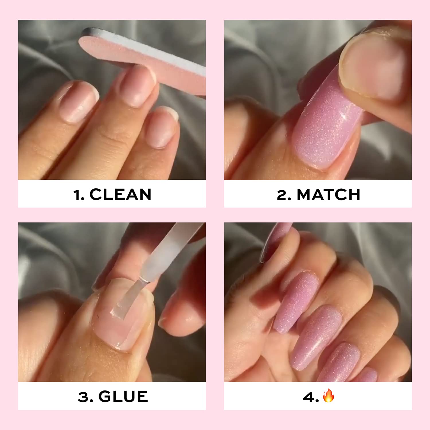 Glamnetic Super Strong Brush On Nail Glue  Brush Tip Applicator, Mess Free, Travel Friendly, Vegan  Durable & Long-Lasting  .24