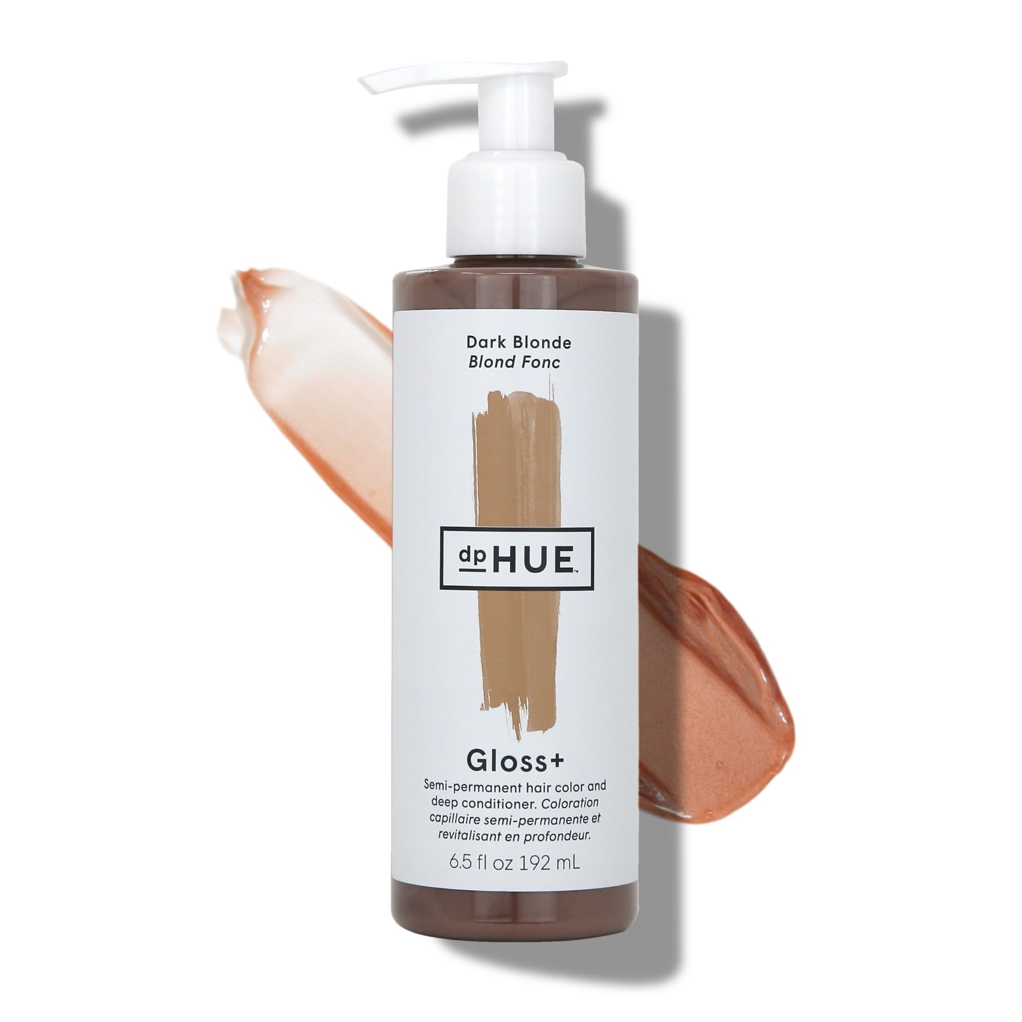 dpHUE Gloss+, Dark Blonde - 6.5 oz - Semi-Permanent Hair Color & Conditioner - Paraben, SLS & SLES Sulfate Free - Vegan, Leaping
