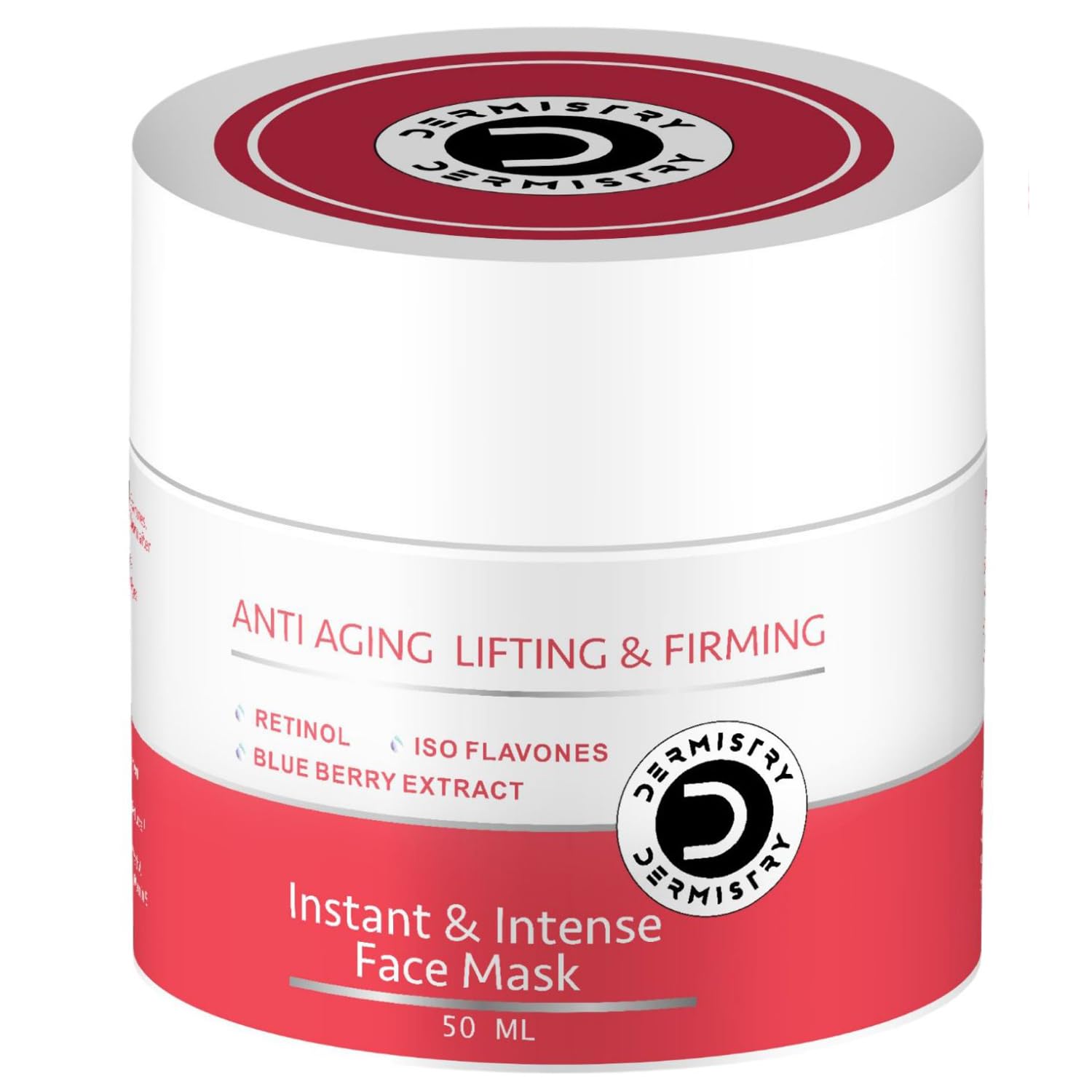 Dermistry Instant Skin Lifting Firming Tightening Retinol Collagen Boost Day Night Anti Aging Face Pack Mask For Ageing Wrinkles