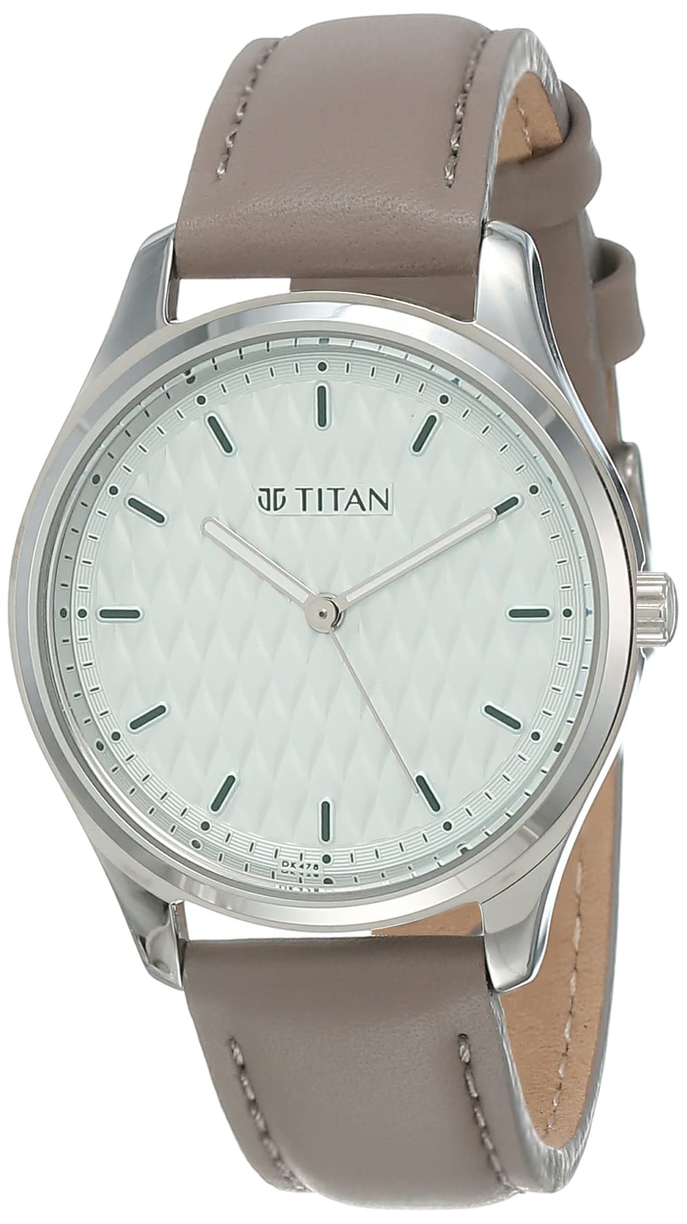 Titan Workwear WomenS Watch Blue Dial, Leather Strap 2639Sl05