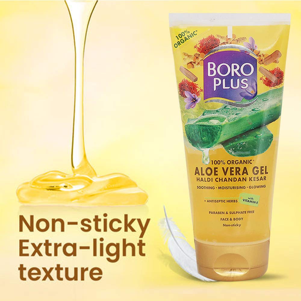 Boro Plus Aloe Vera Gel Haldi Chandan Kesar 150ml
