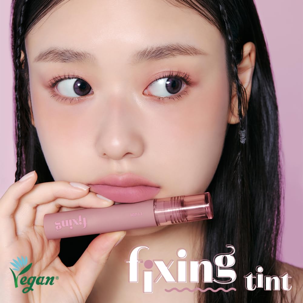 Etude Fixing Tint #19 Coral Breeze (23Ad) | Long Lasting High Pigmented Liquid Lipstick | Waterproof Lightweight Matte Finish Li