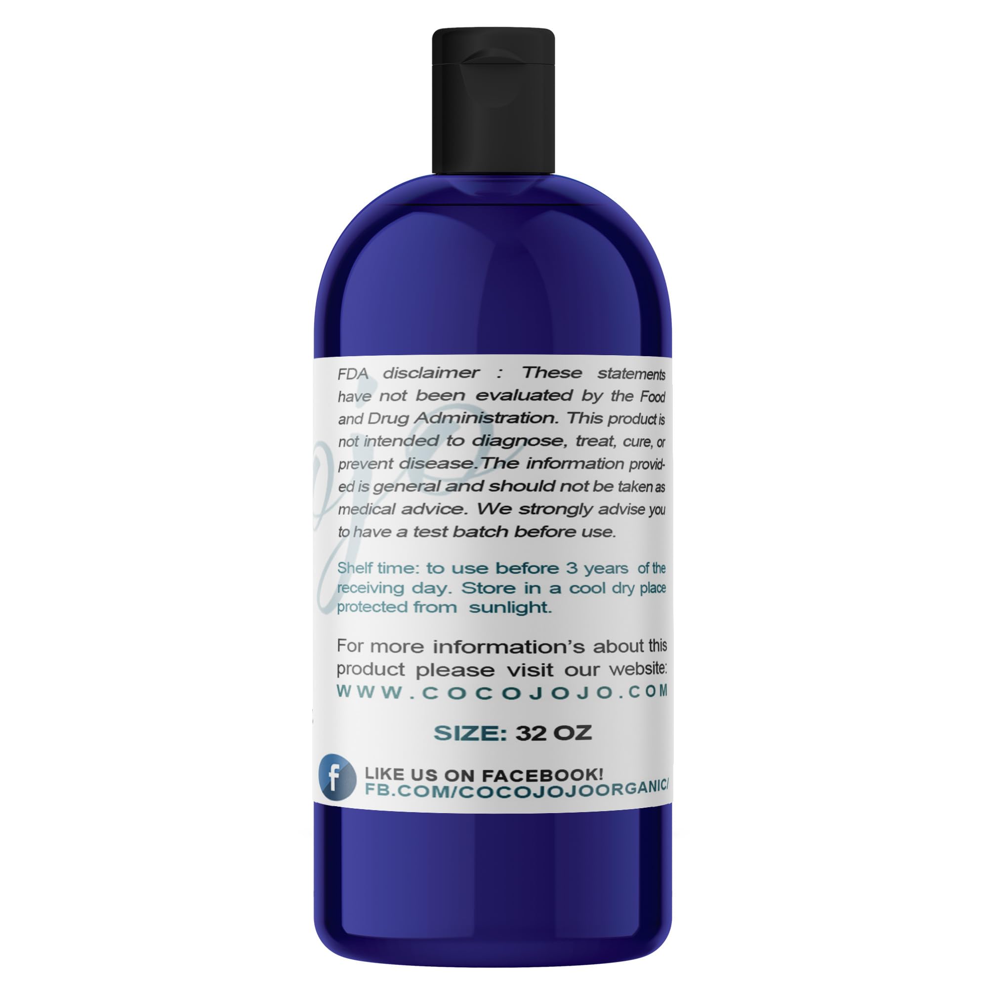 Dr Joe Lab Avocado Oil - Pure, Refined, Cold Pressed, Unscented, Non-GMO, Filtered, Carrier Oil - 32 oz - for Skin, Hair, Nails,
