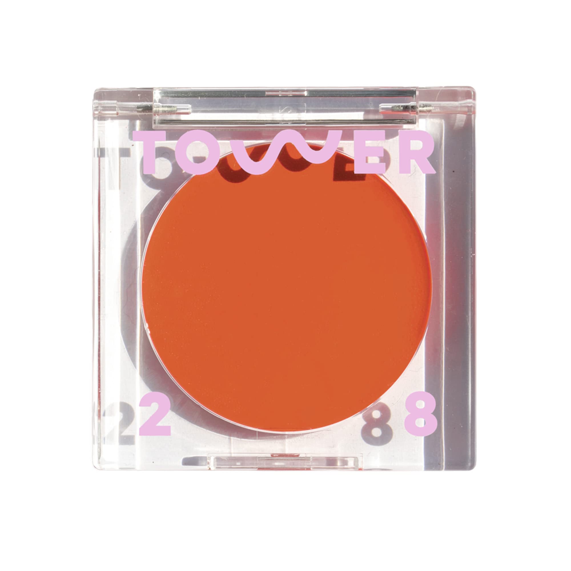 Tower 28 Beauty BeachPlease Cream Blush for Cheeks and Lips - Multi-Purpose Lip and Cheek Tint in Orange Blush - for Sensitive S