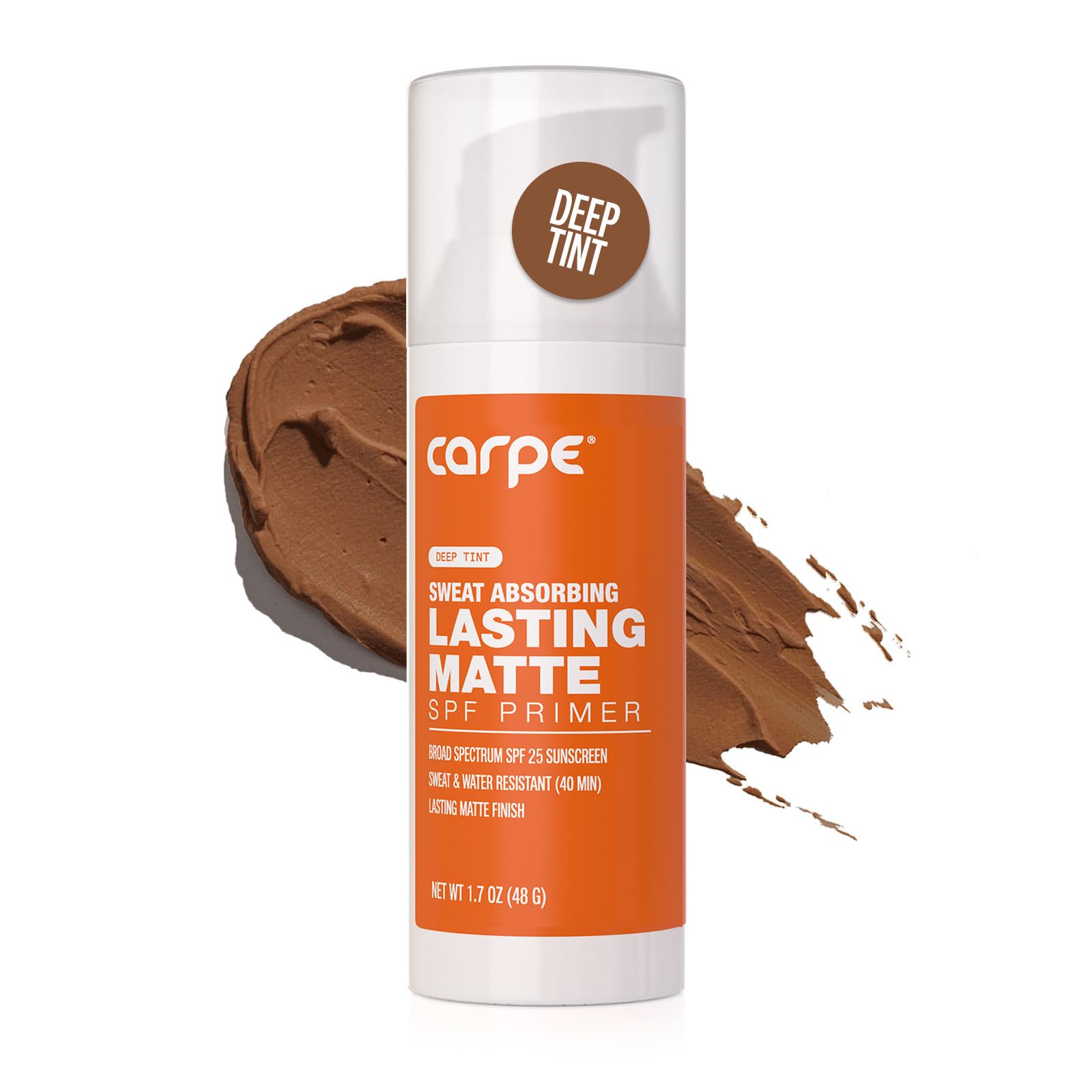 Carpe Primer Face Makeup Base ~New~ Zinc Mineral Sunscreen Face Spf 25 (Deep Tint Primer) Lasting Matte Primer For Oily Skin And