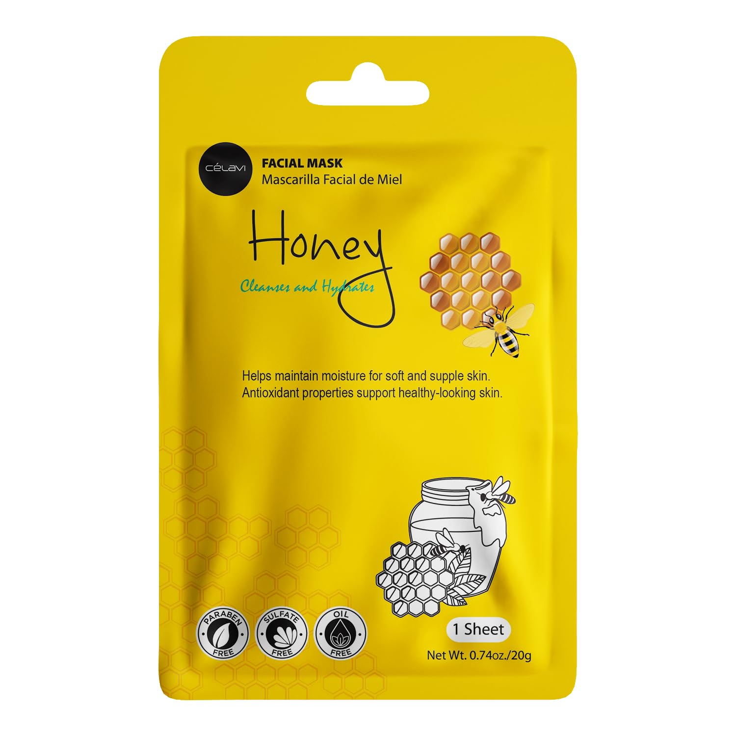 Celavi Essence Facial Face Mask K-Beauty Skincare Korea Skin Care Moisturizing (2 Of Each) B Set