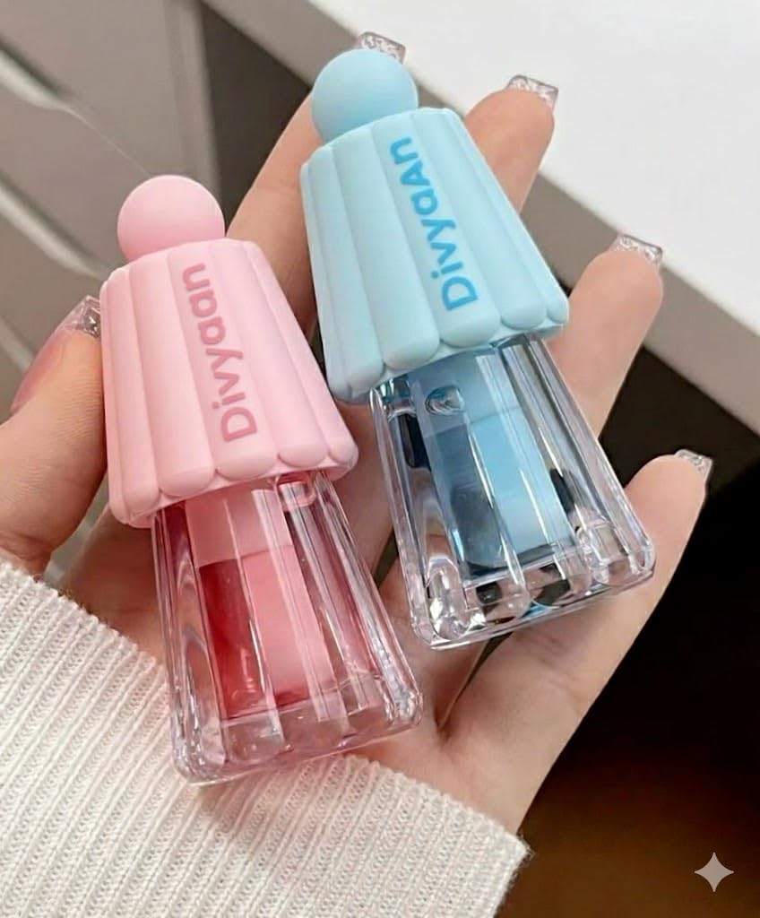Umbrella Shape High Shine Lip Gloss Glossy Long Lasting Lip Stain With Lightweight Non Sticky Formula, Moisturizing Lip Tint | P