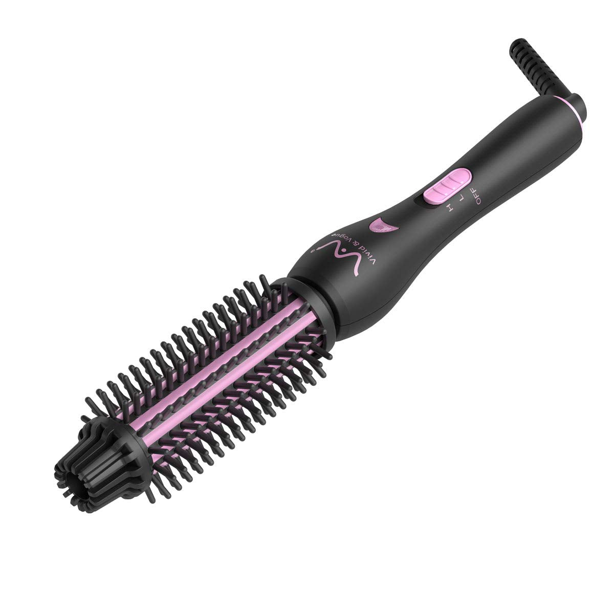 VAV Curling Iron, Ceramic Negative Ionic Curling Wand, Professional Dual Voltage Instant Heat Up Hair Curler, Anti-Scald Curling