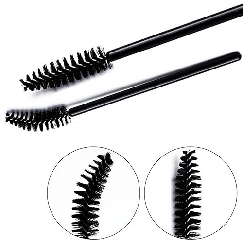 g2PLUS Disposable Eyelash Mascara Brushes Wands Applicator Makeup Kits 100 Pack Eyelash Spoolies Eyelashes Brush for Eyelash Ext
