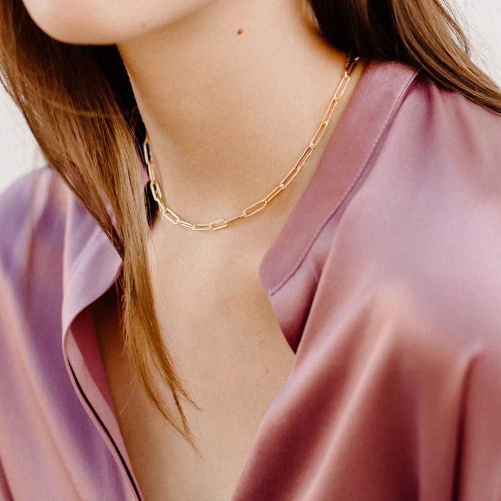 M MOOHAM Gold Layered Initial Necklaces for Women - Necklaces for Women Cute Letter Initial N Necklace Choker Necklace Dainty La