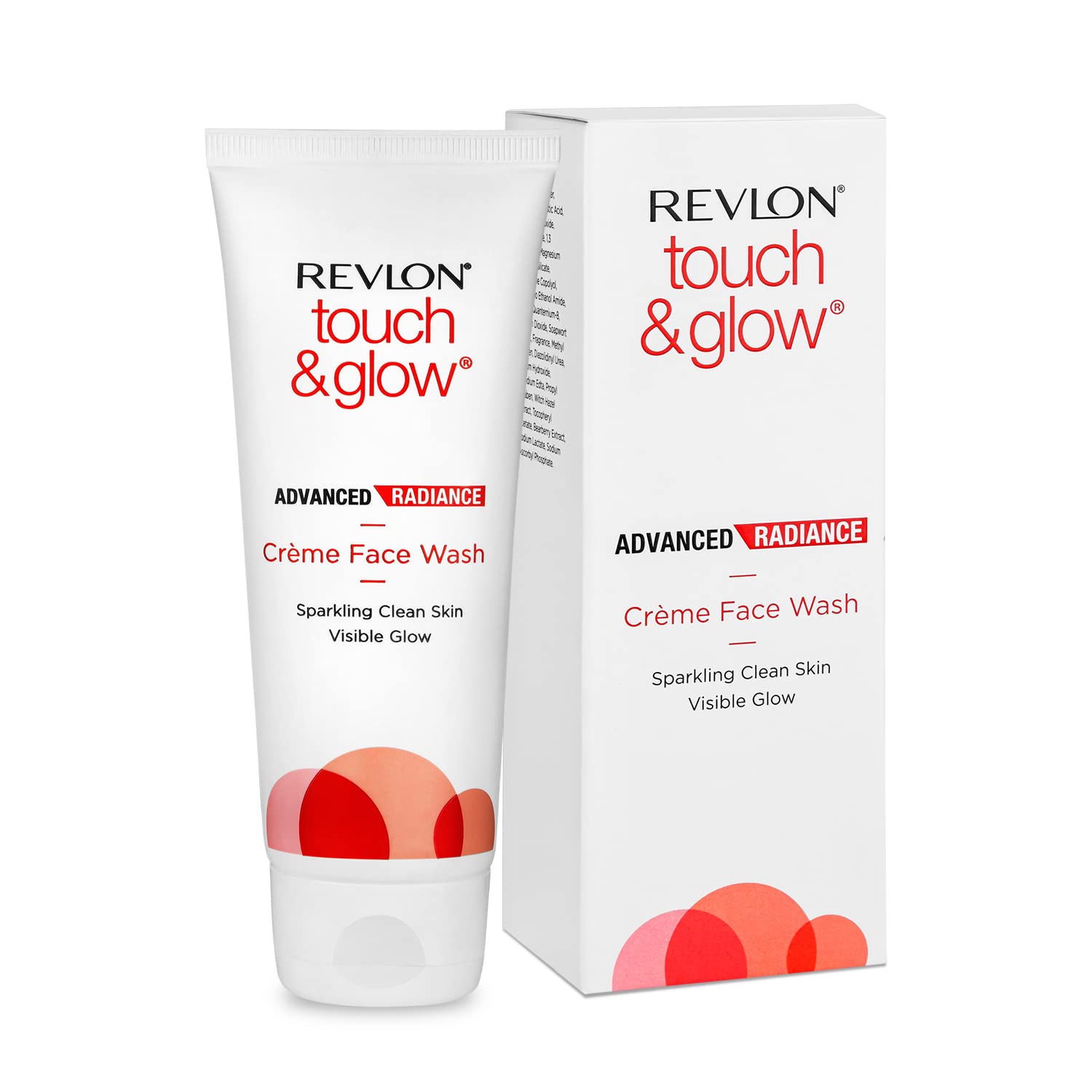 Revlon Touch & Glow Advanced Radiance Crme Face Wash (100 Gm)- (Enriched With Vitamins E, C & B5 That Moisturize The Skin)