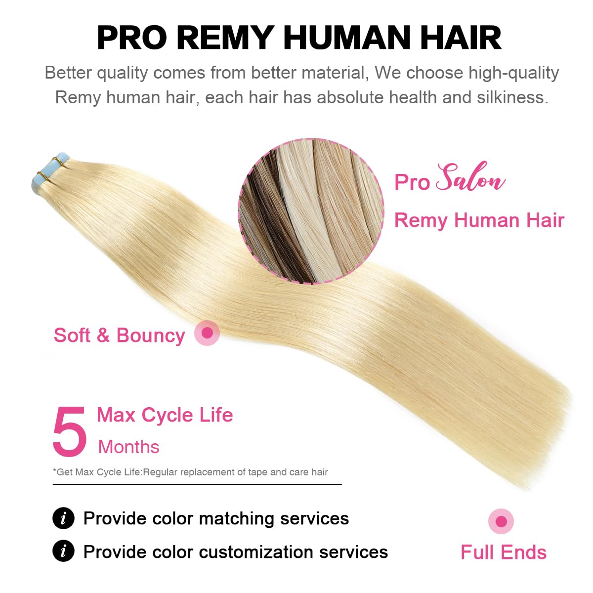Suyya Tape In Hair Extensions Human Hair Bleach Blonde 30 Inch 60G/Pack 20Pcs Straight Seamless Skin Weft Tape In Real Human Hai