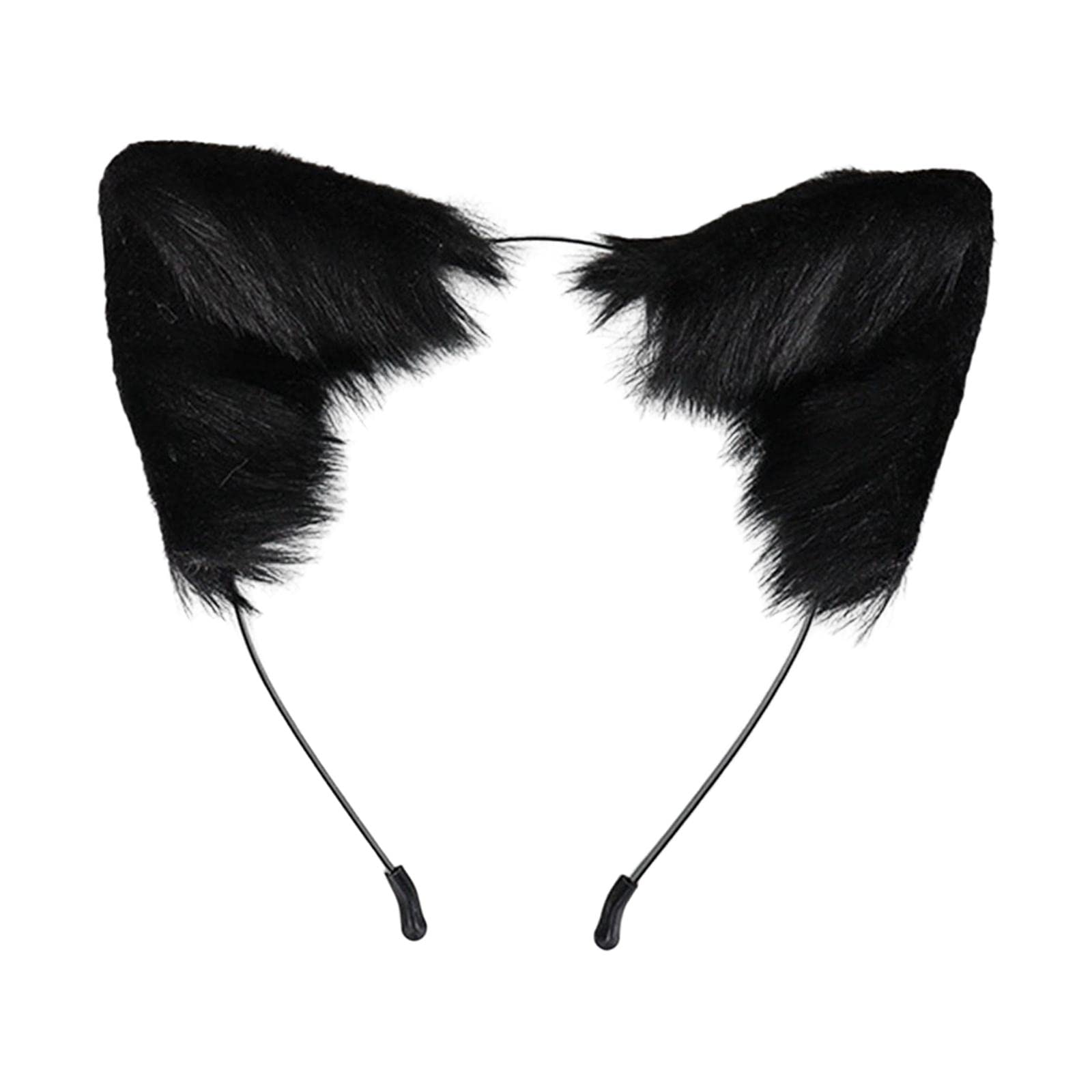 ATORSE?Animal Ears Headband Funny Adults Headwear for Birthday Performance Carnival Black