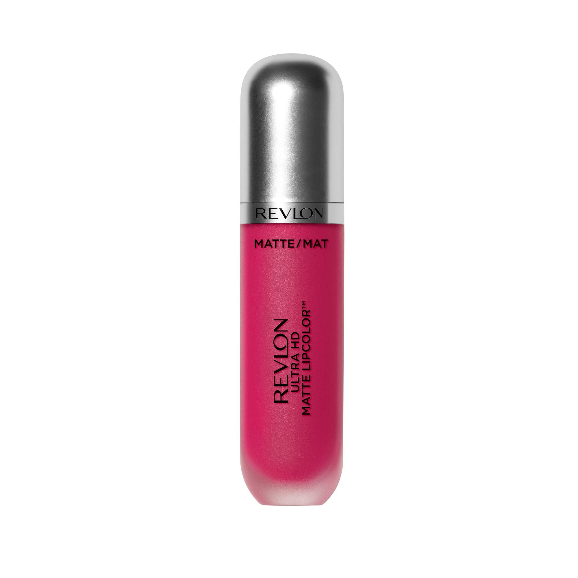 Revlon Ultra Hd Matte Lipcolor, Velvety Lightweight Matte Liquid Lipstick In Pink, Temptation (615), 0.2 Oz