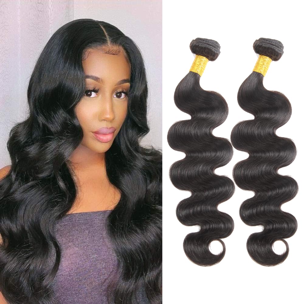 10A Brazilian Body Wave Bundles 22 24 Inch Human Hair 100% Unprocessed Virgin Human Hair Body Wave 2 Bundles Hair Weave Bundles 