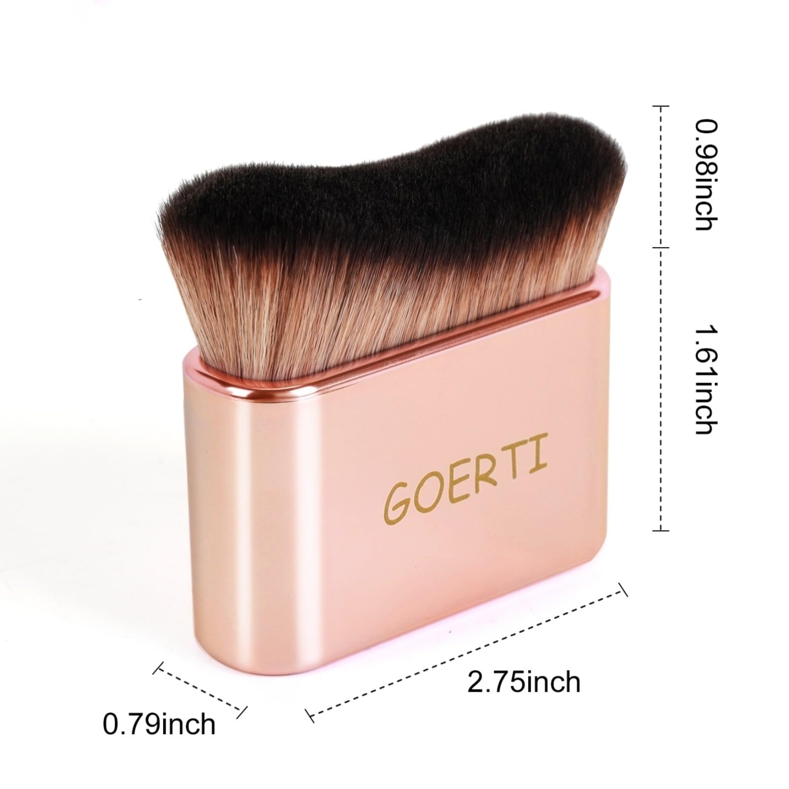 Goerti Self Tanner Brush, Kabuki Brush For Body, Professional Body Makeup Brush For Flawless Leg Makeup, Bronzer Shimmer Glow Bl