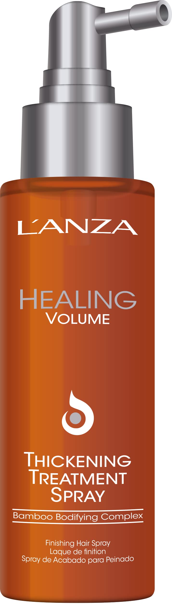 LANZA Healing Volume Thickening Treatment Hair Spray, Boosts Shine, Volume, and Thickness for Fine and Flat Hair, Rich With Bam