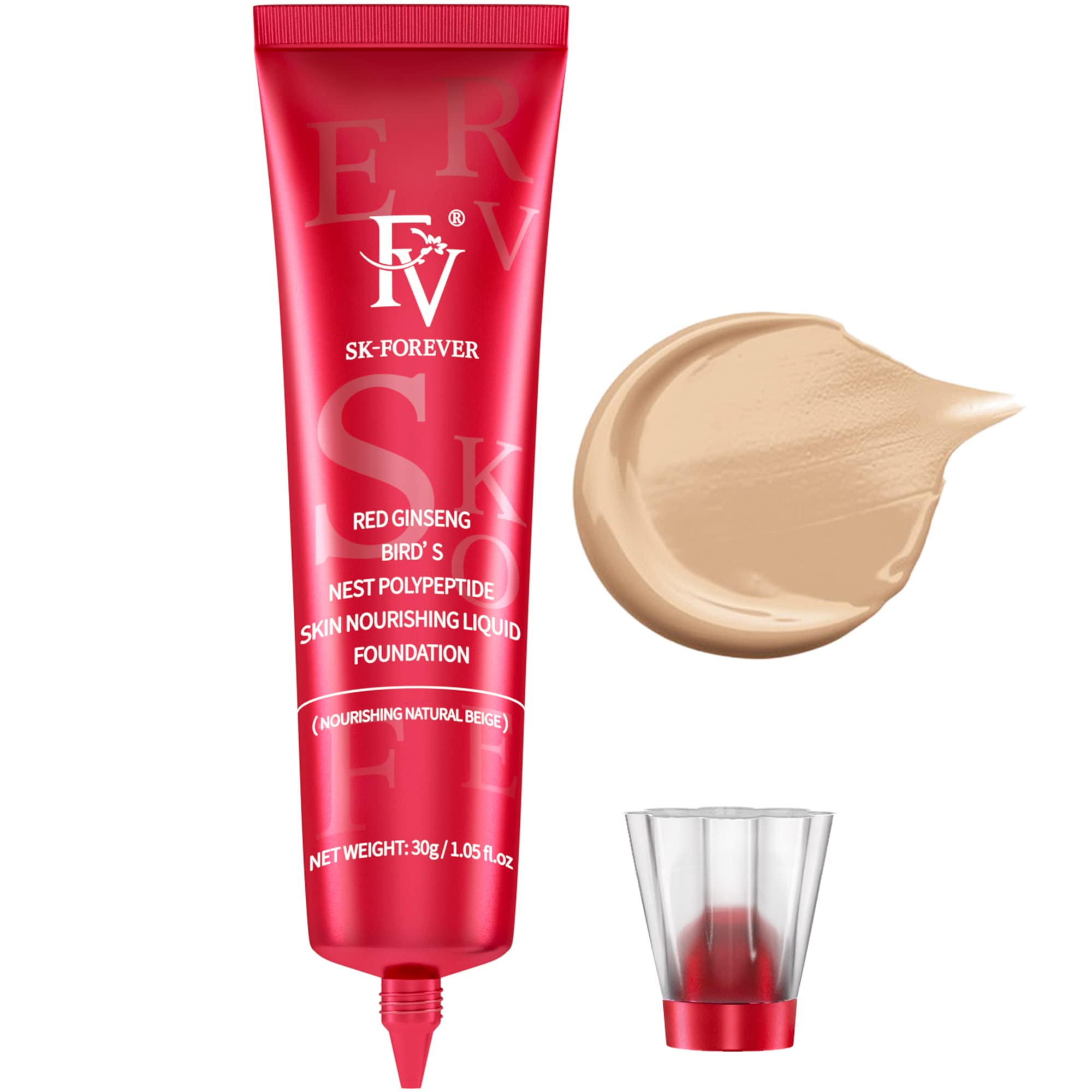 Fv Waterproof Dewy Foundation With Natural Finish, Lightweight & Medium Coverage, Long Lasting Liquid Foundation, Hydrating Foun