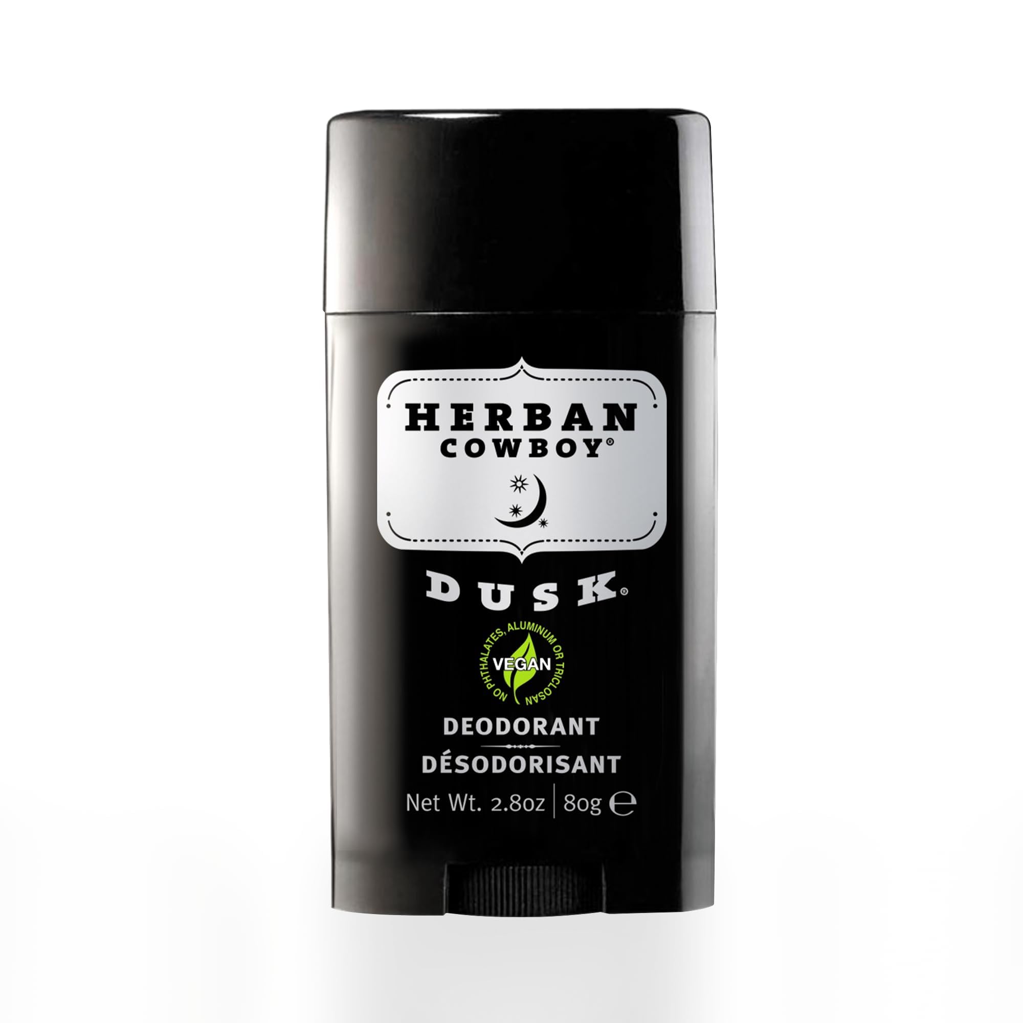 Product Description Herban Cowboy Mens Deodorant, Dusk, 2.8 Ounce - Cruelty-Free, Vegan and Plant-Powered Deodorant - Gentle and